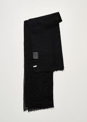 Poon scarf – pure cashmere | Black Scarf aiayu