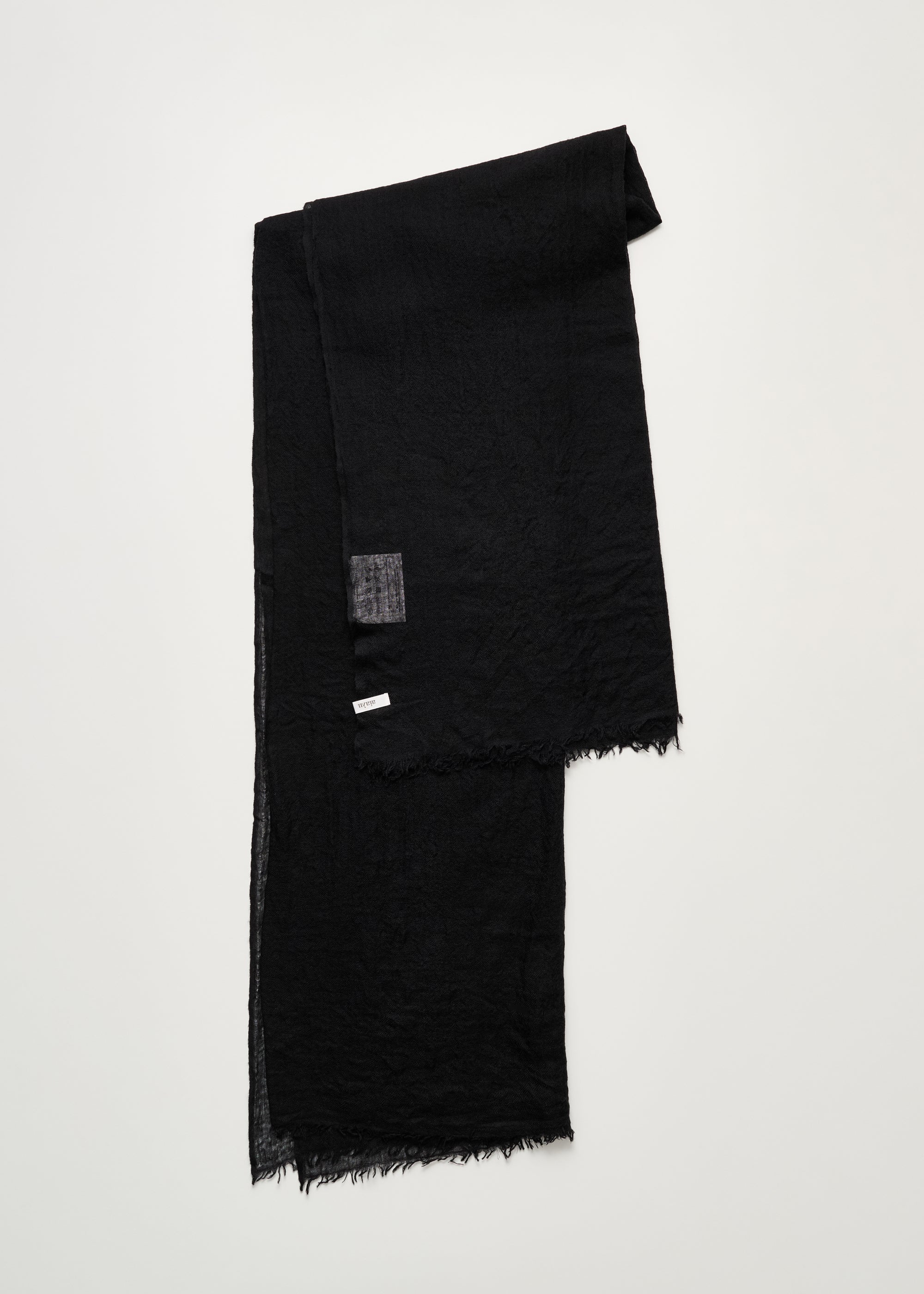 Poon scarf – pure cashmere | Black Scarf aiayu