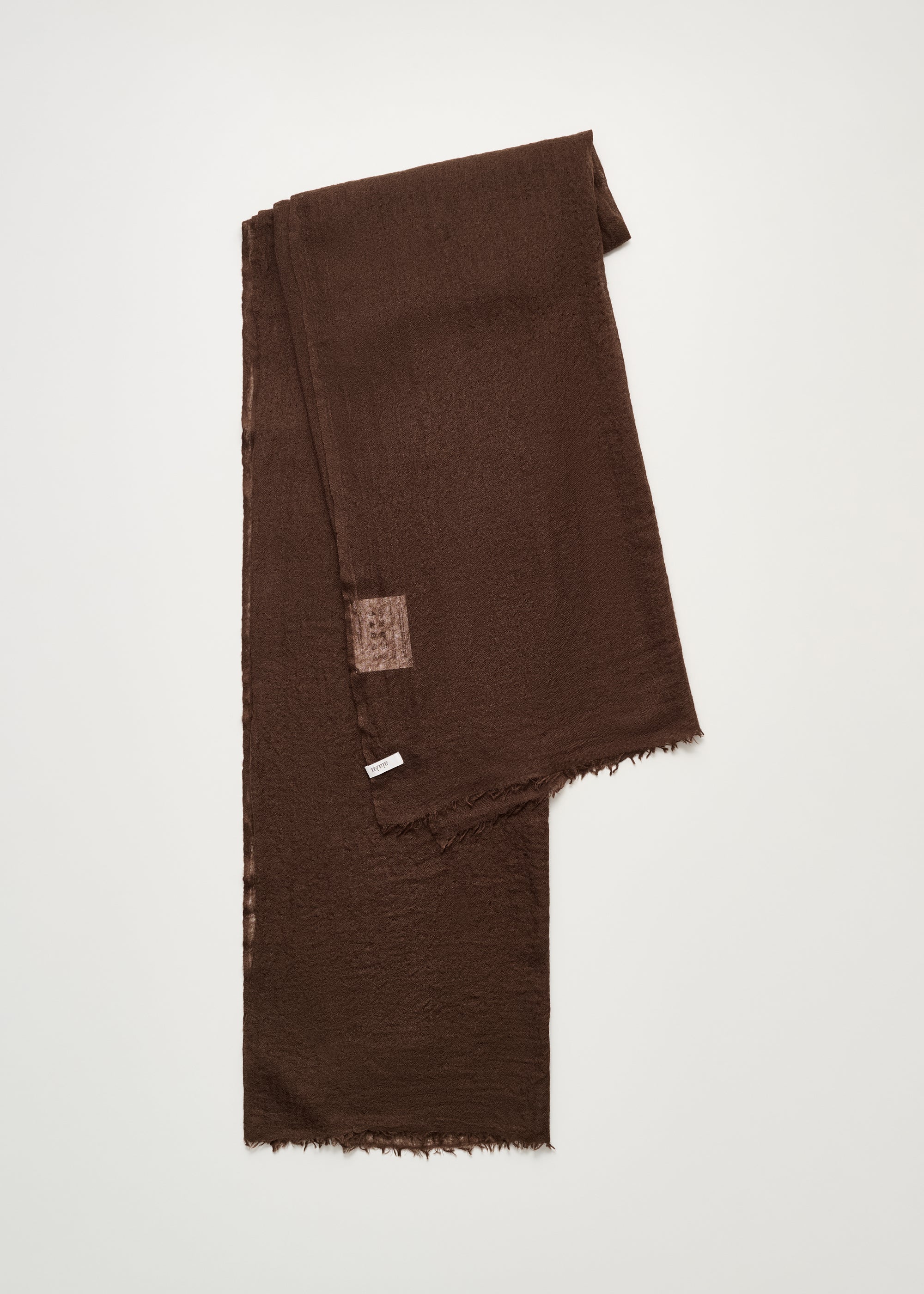 Poon scarf – pure cashmere | Chocolate Scarf aiayu