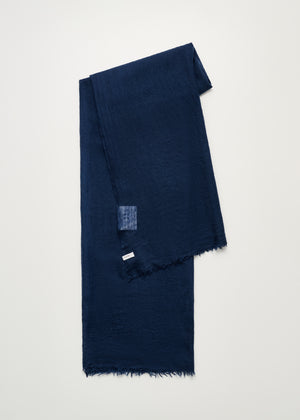 Poon scarf – pure cashmere | Navy Scarf aiayu
