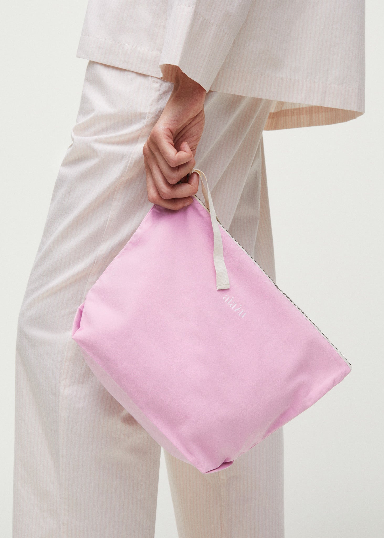 Pouch heavy poplin | Blush Power Bag aiayu
