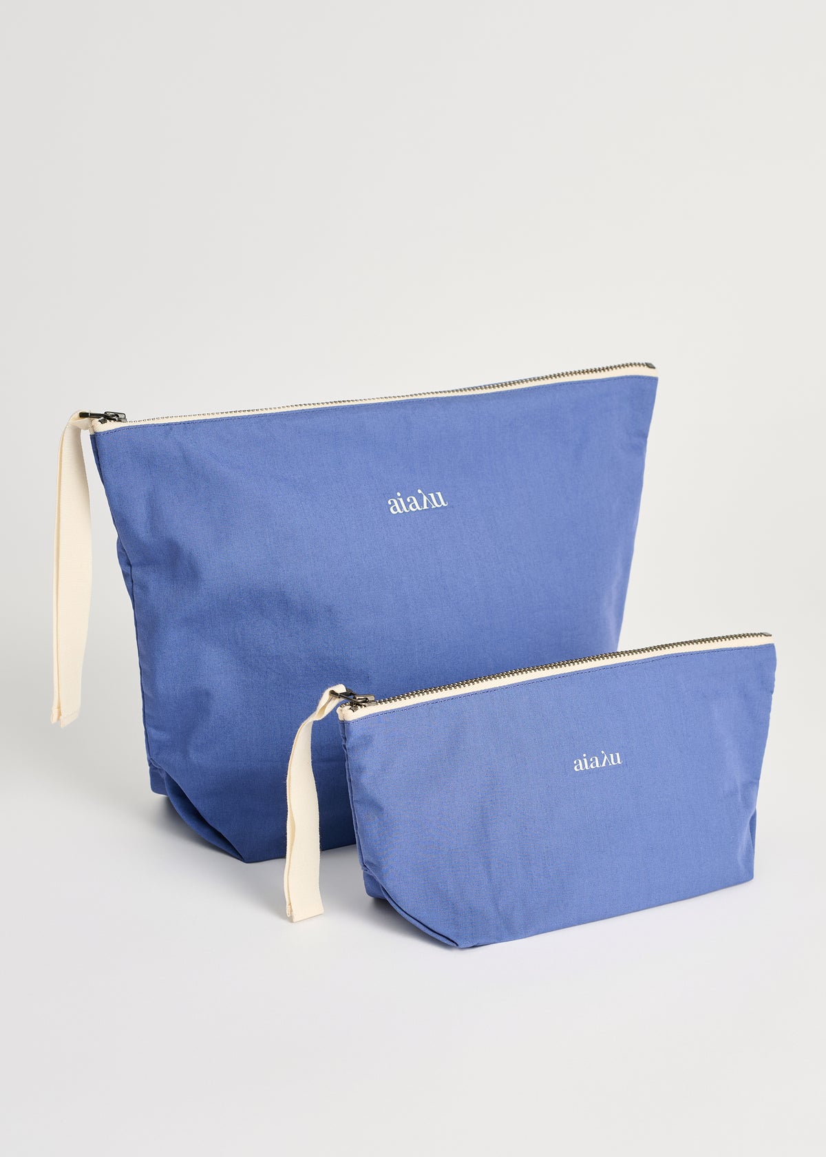 Pouch heavy poplin | French blue Bag aiayu
