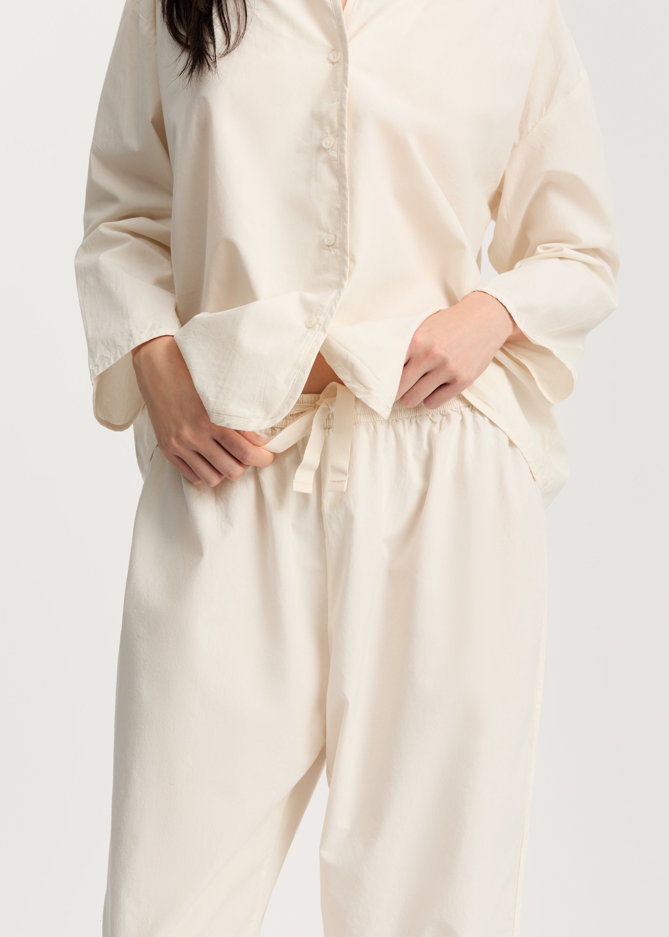 Pyjamas poplin | Pure Ecru Pyjamas aiayu
