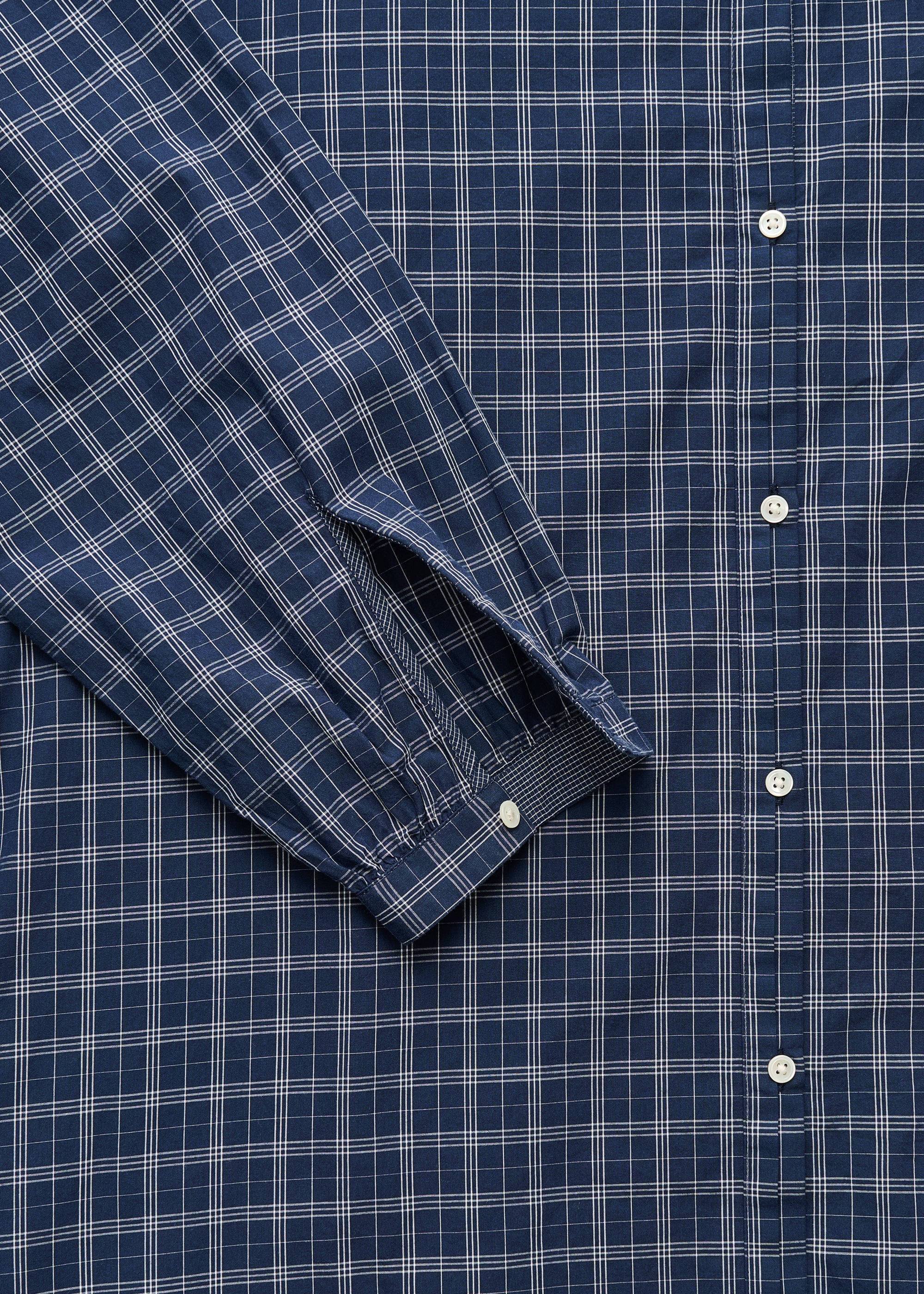 Sani dress check | Navy Check Dress aiayu