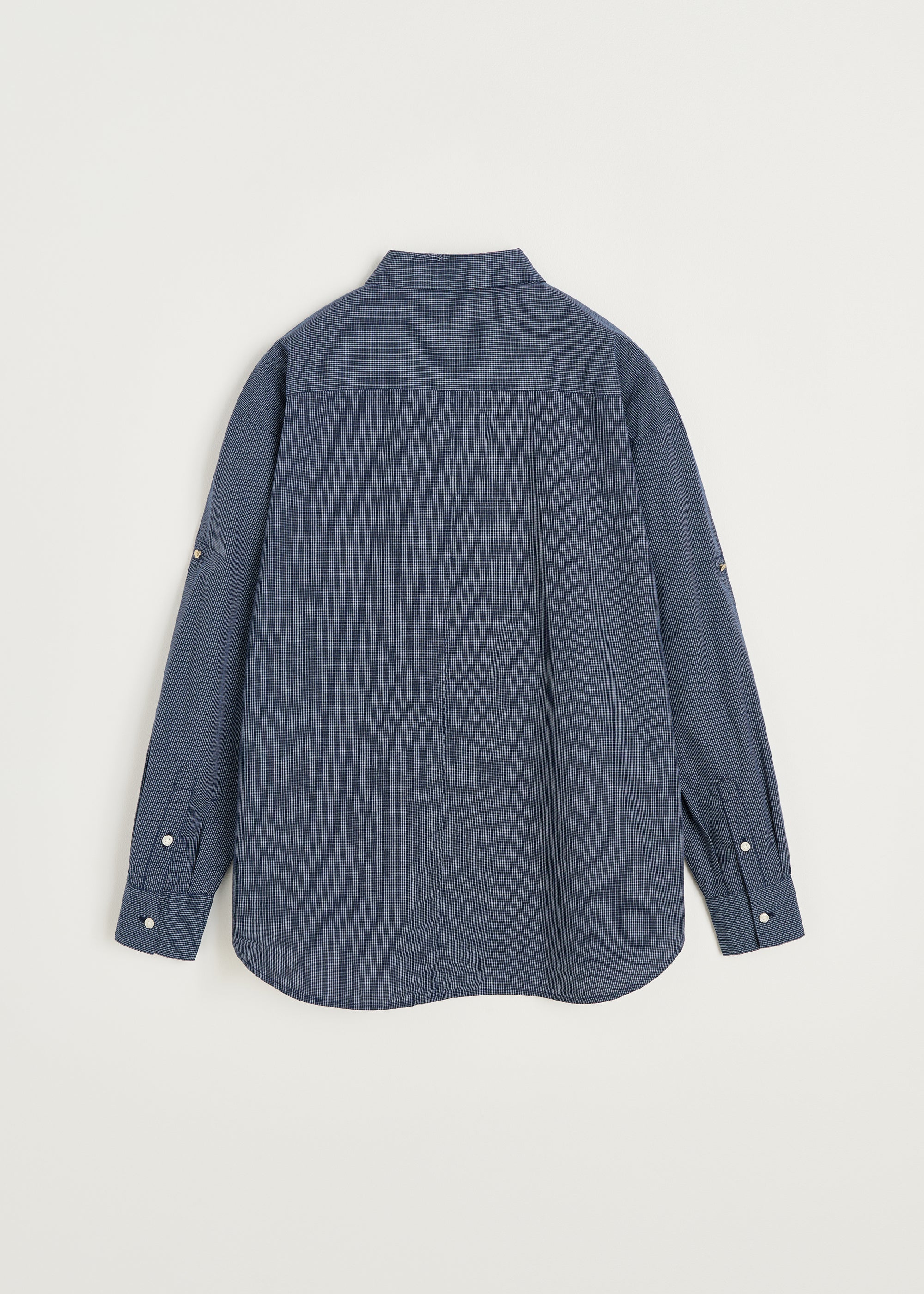 Shirt check | Navy Check Shirt Woven aiayu
