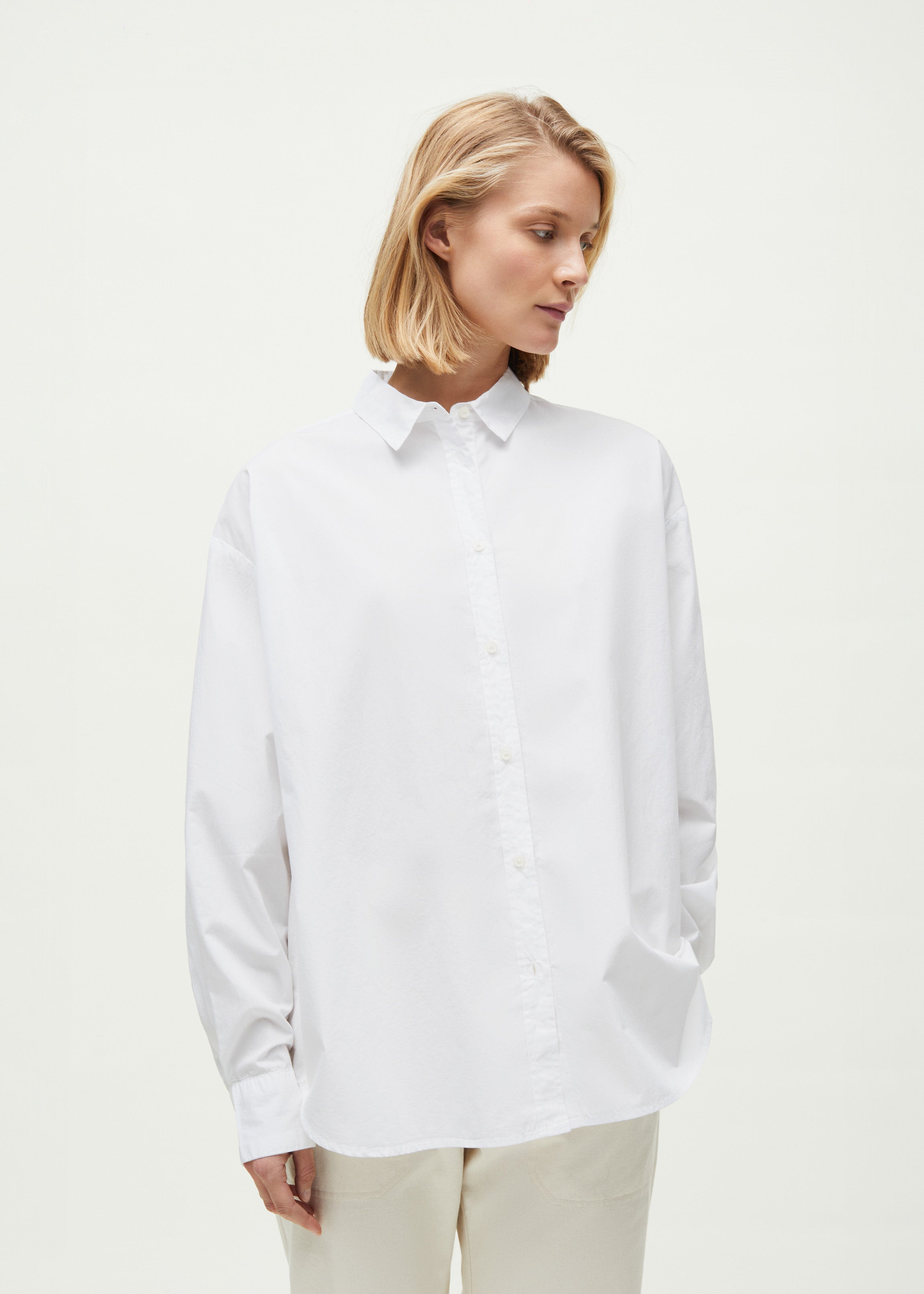 Shirt | White Shirt Woven aiayu