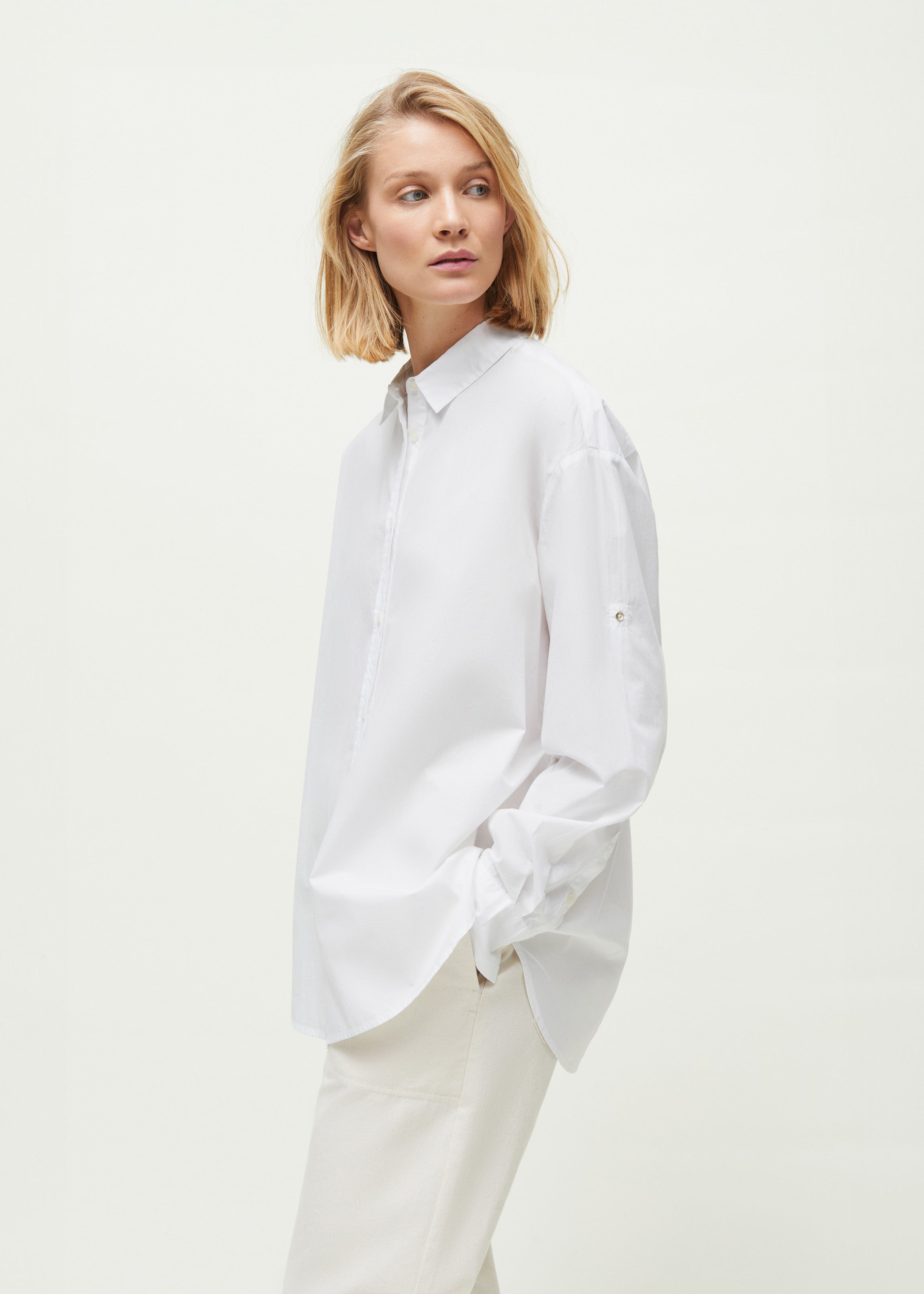 Shirt | White Shirt Woven aiayu