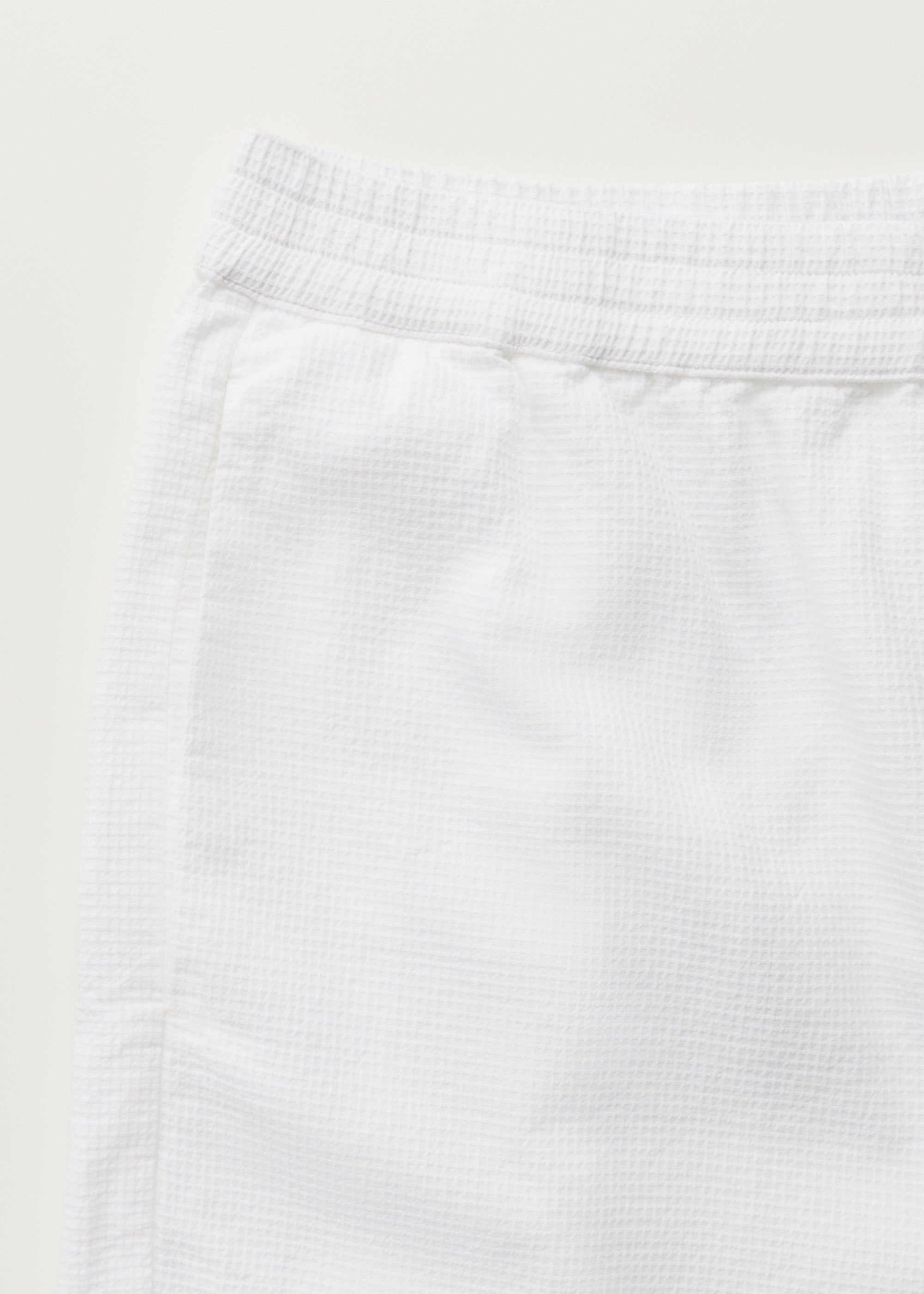 Shorts waffle | White Shorts aiayu