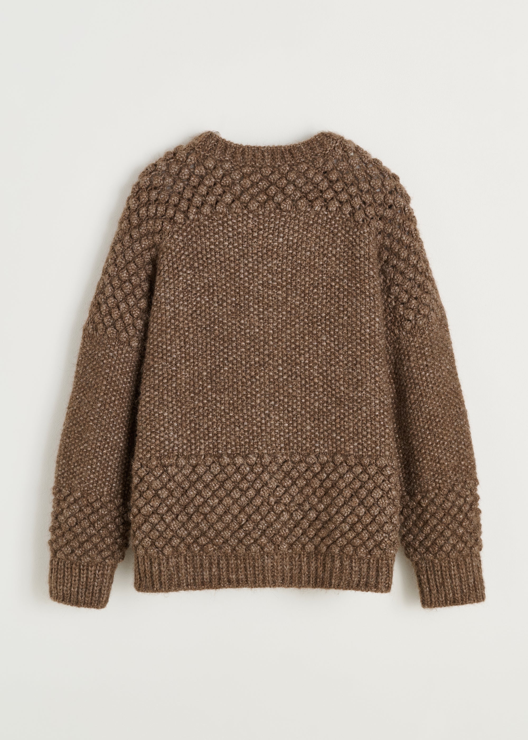 Sierra cardigan – llama wool | Pure Brownie Cardigan aiayu