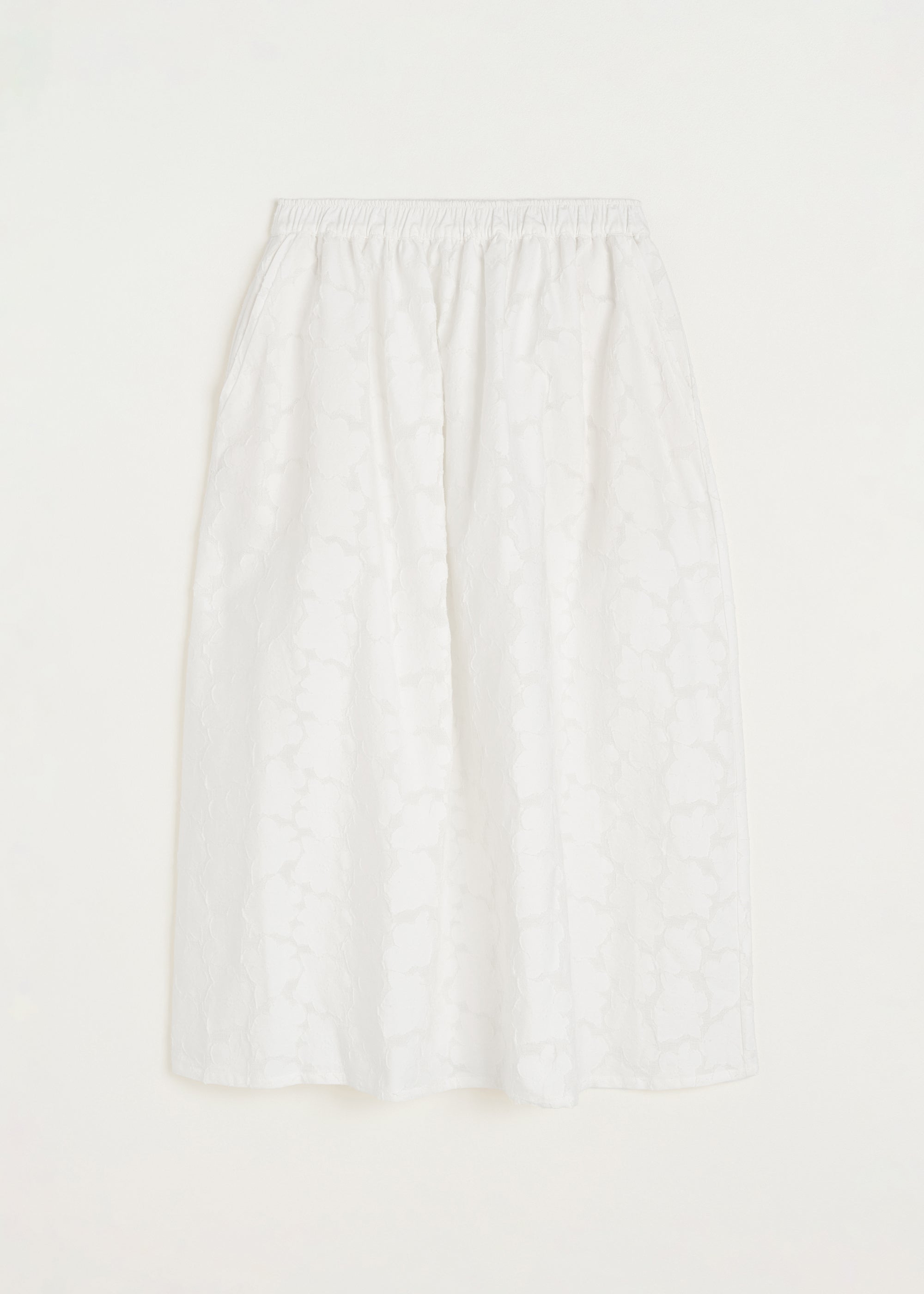 Skirt laceflower | White Skirt aiayu