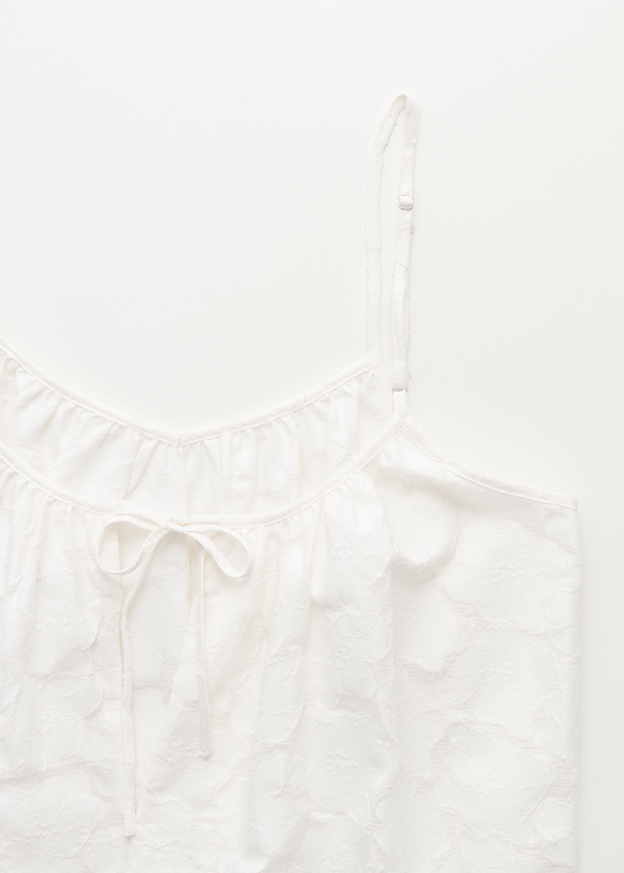 Strap top laceflower | White Top aiayu