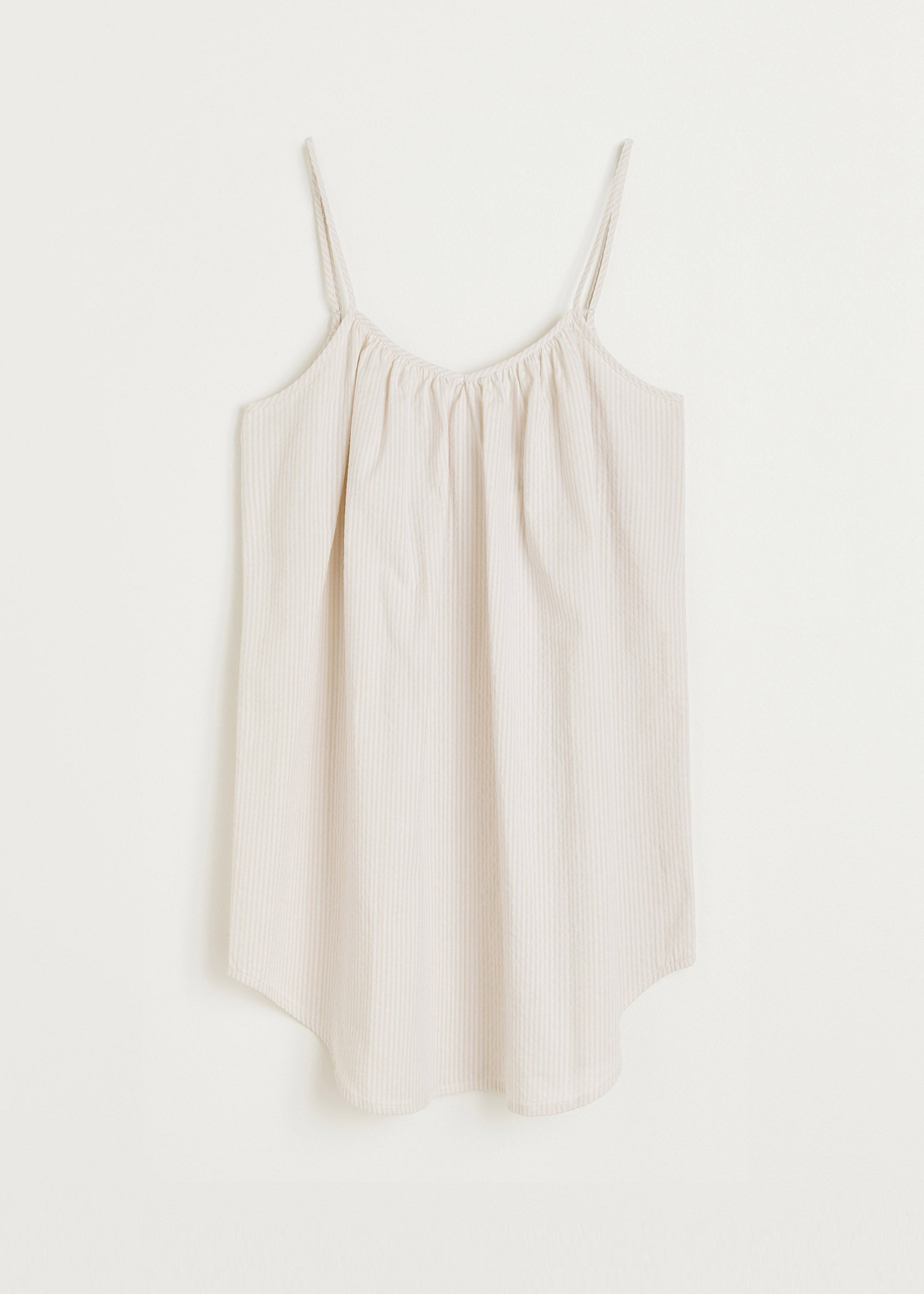 Strap top long seersucker | Kit Top aiayu