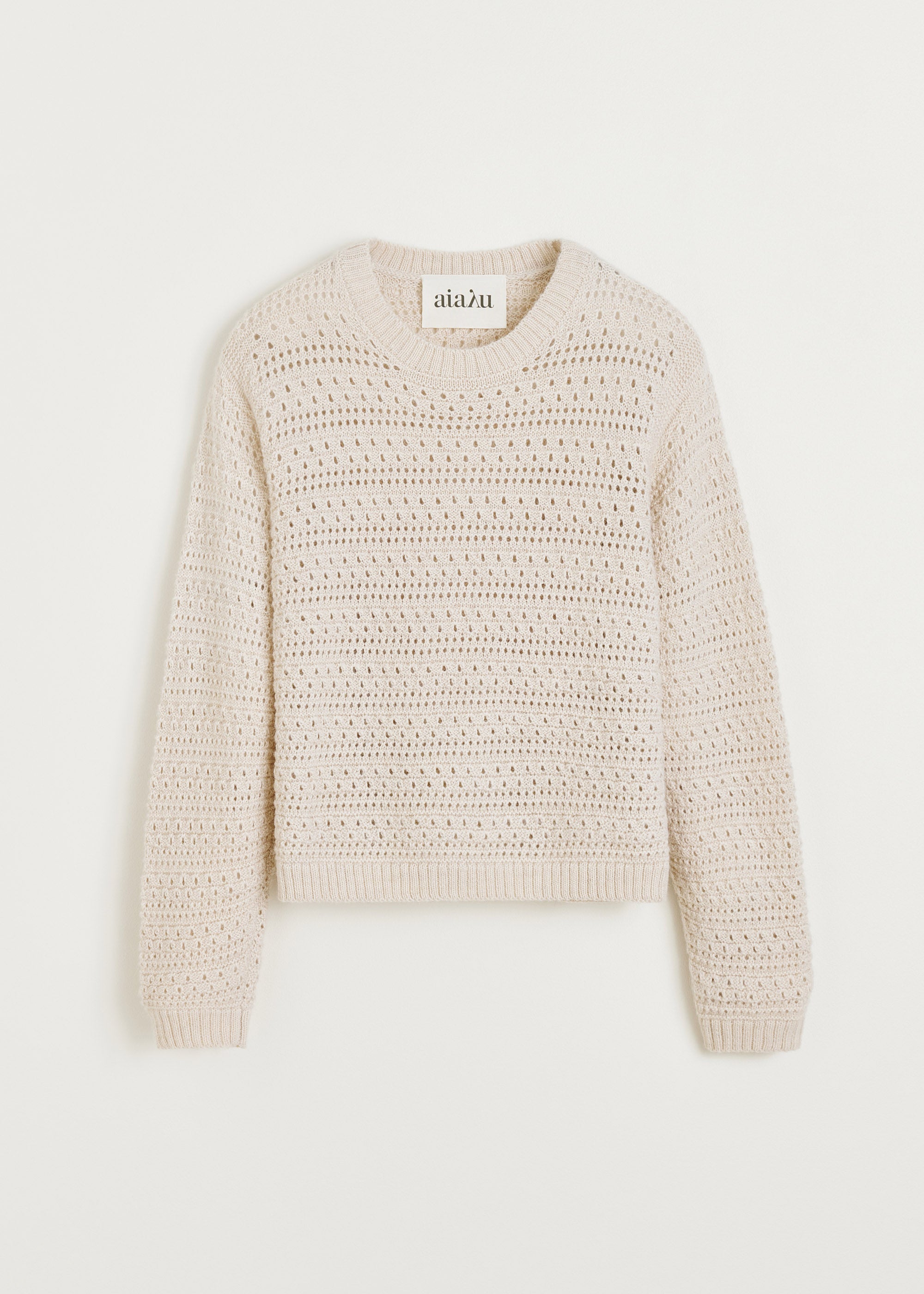 Tamaya sweater - pure llama | Albicant Sweater aiayu