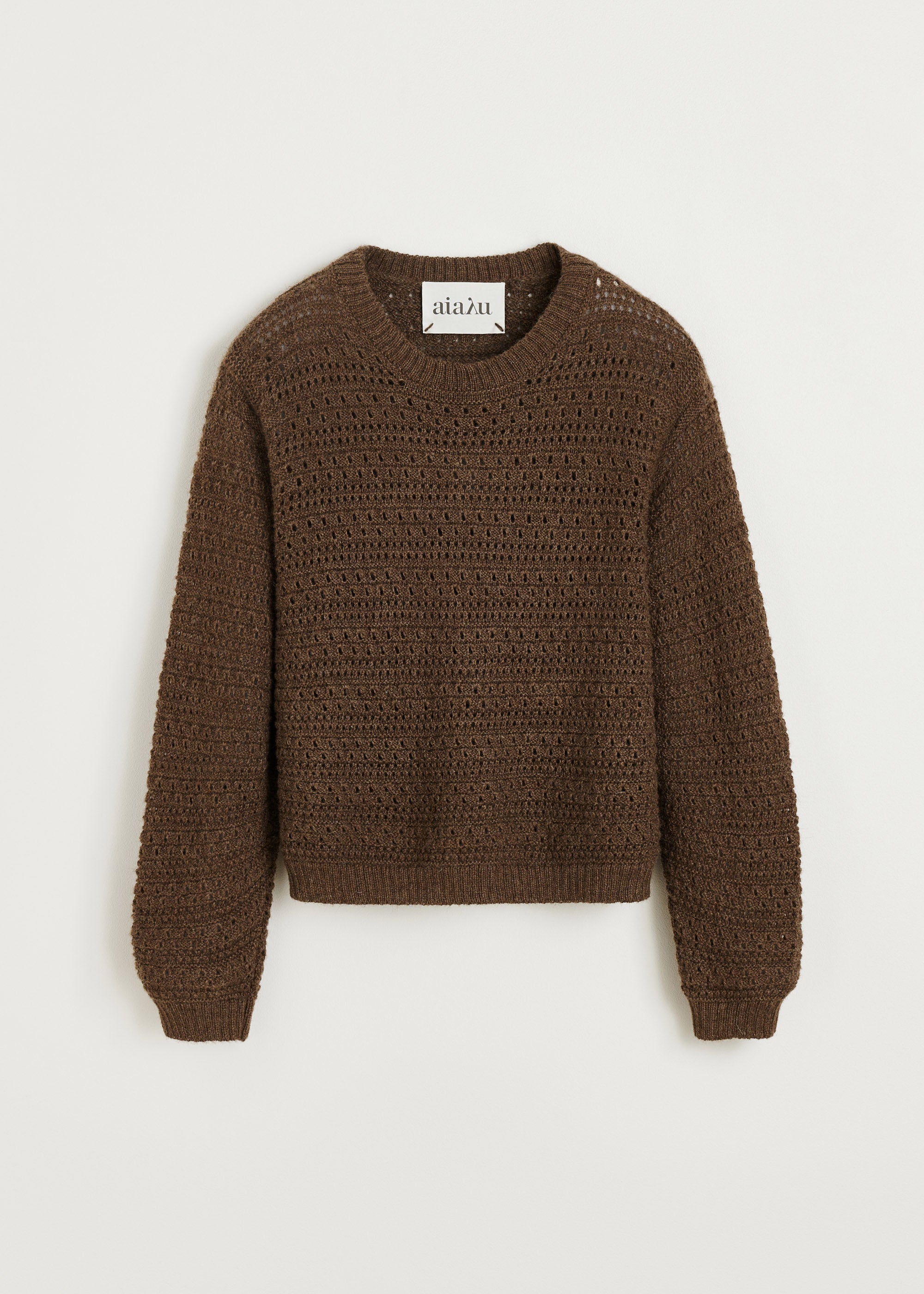 Tamaya sweater - pure llama | Brownie Sweater aiayu