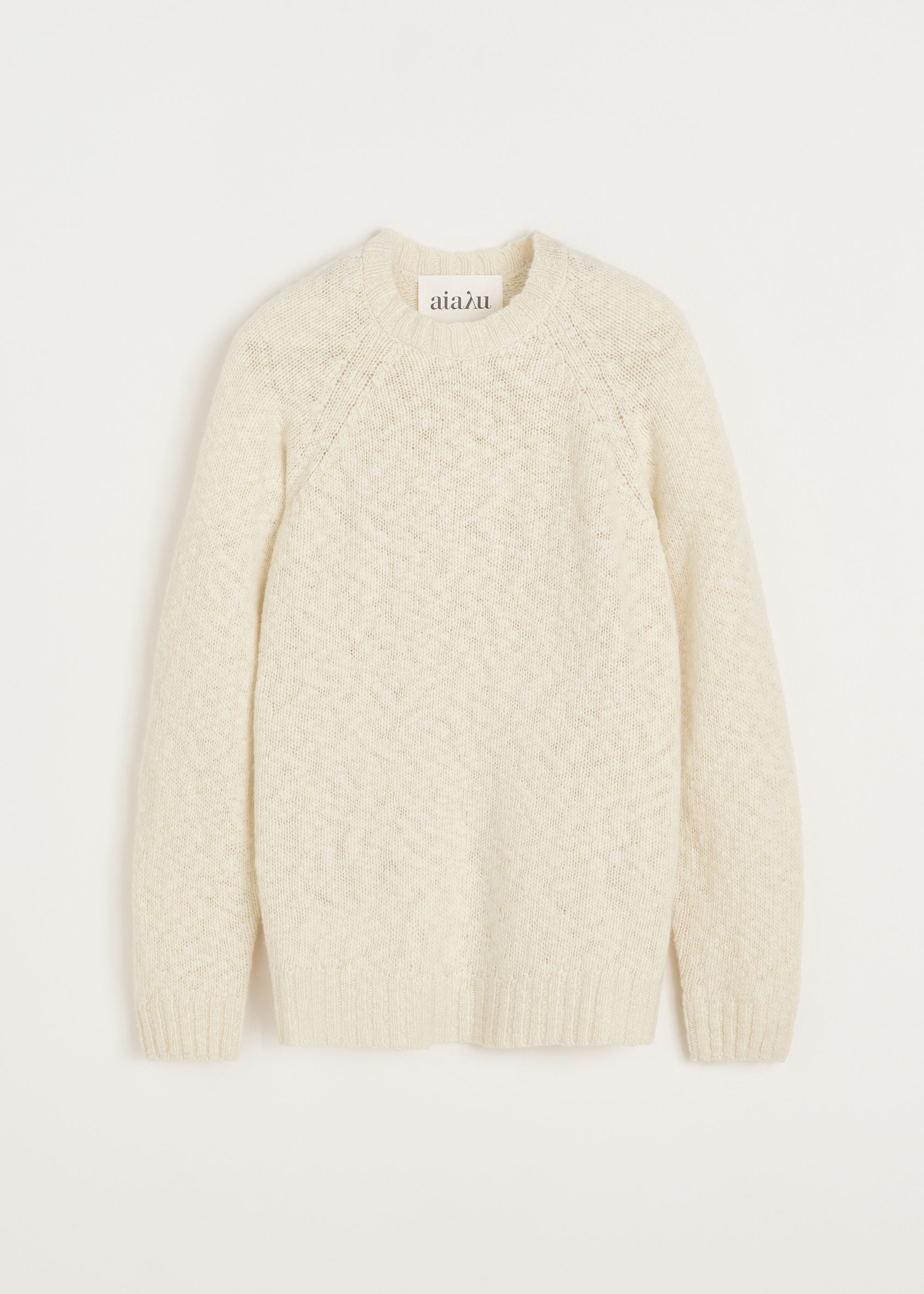Toba sweater – wool | Pure Ecru Sweater aiayu