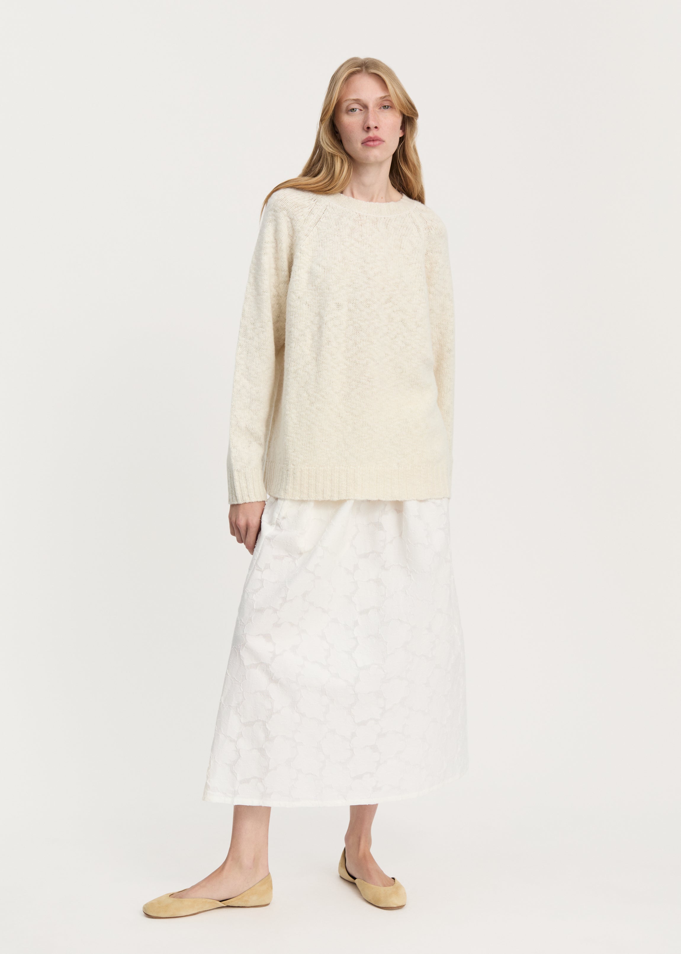 Toba sweater – wool | Pure Ecru