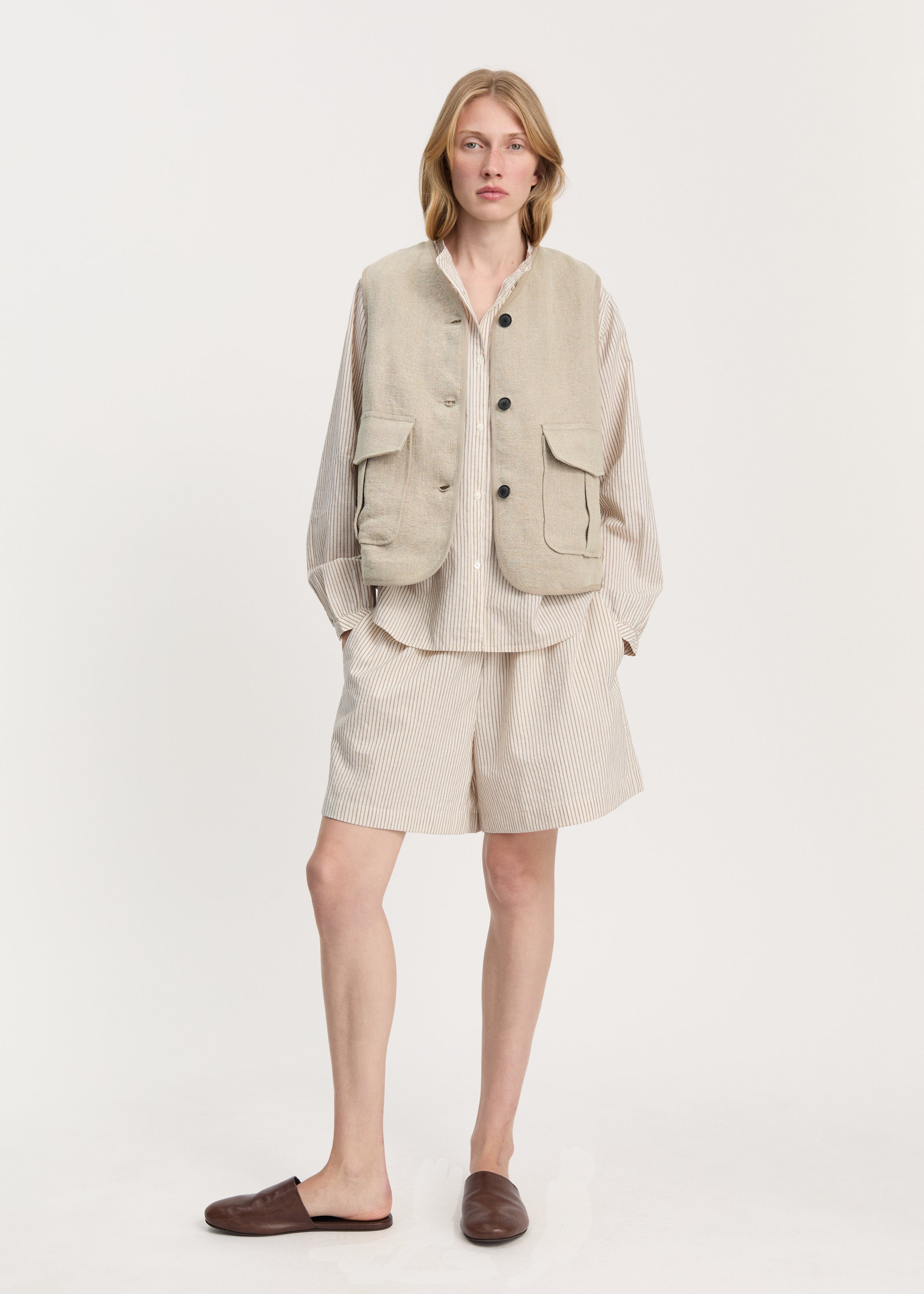 Vest heavy linen | Pure Natural