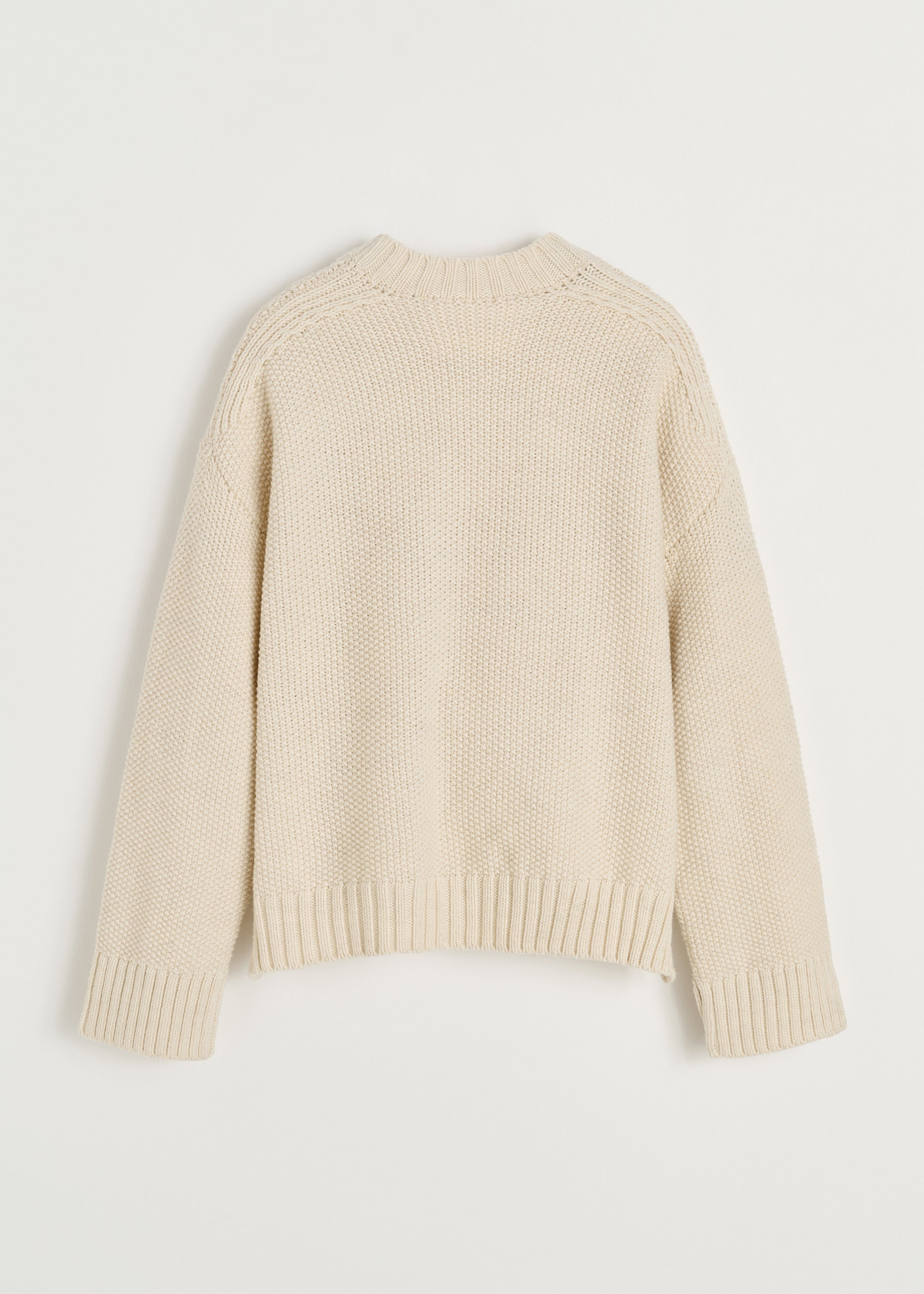 Vetla sweater – highland wool | Pure Ecru Sweater aiayu