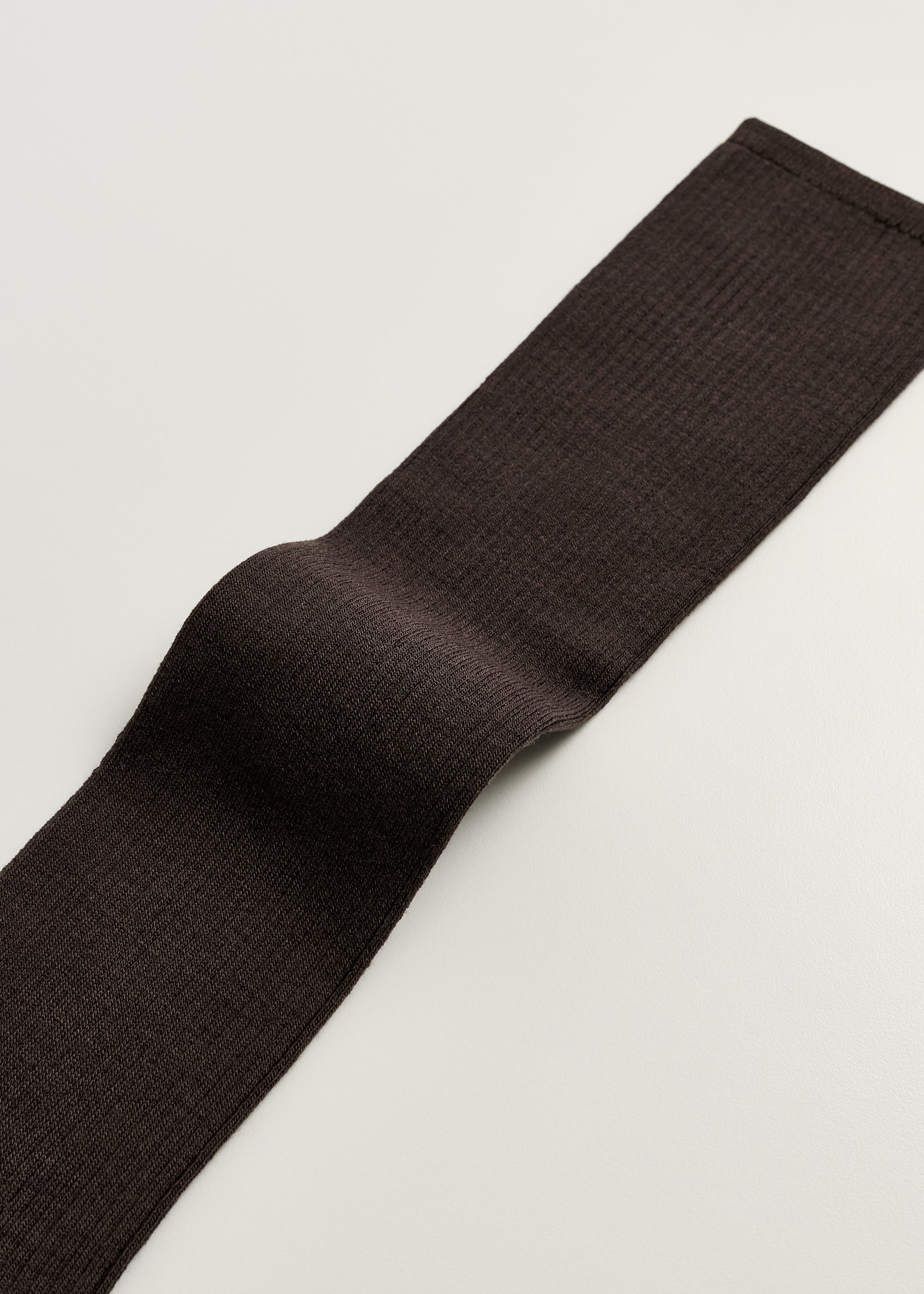 Wool knee socks | Brown Socks aiayu