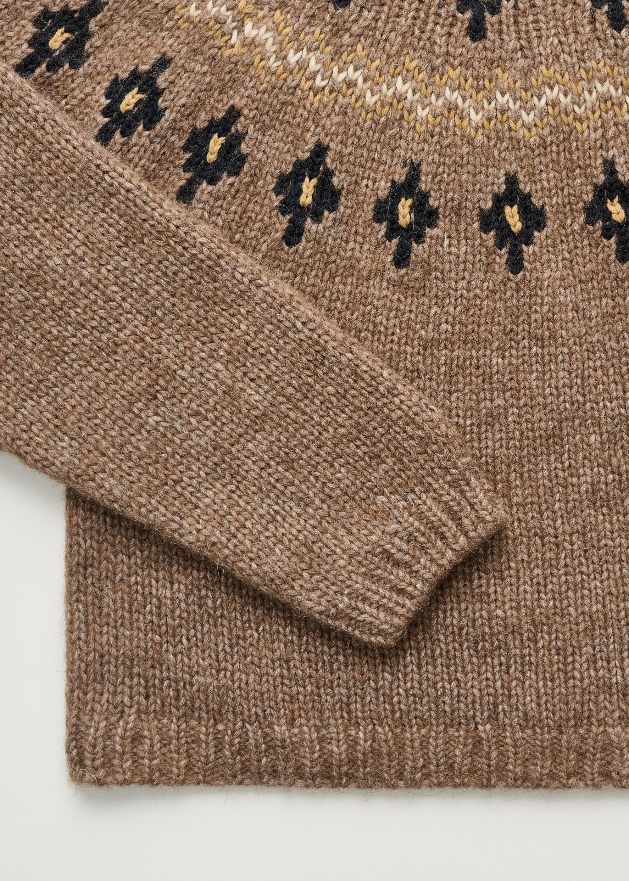 Wyn sweater – llama wool | Mix Pure Brownie Sweater aiayu