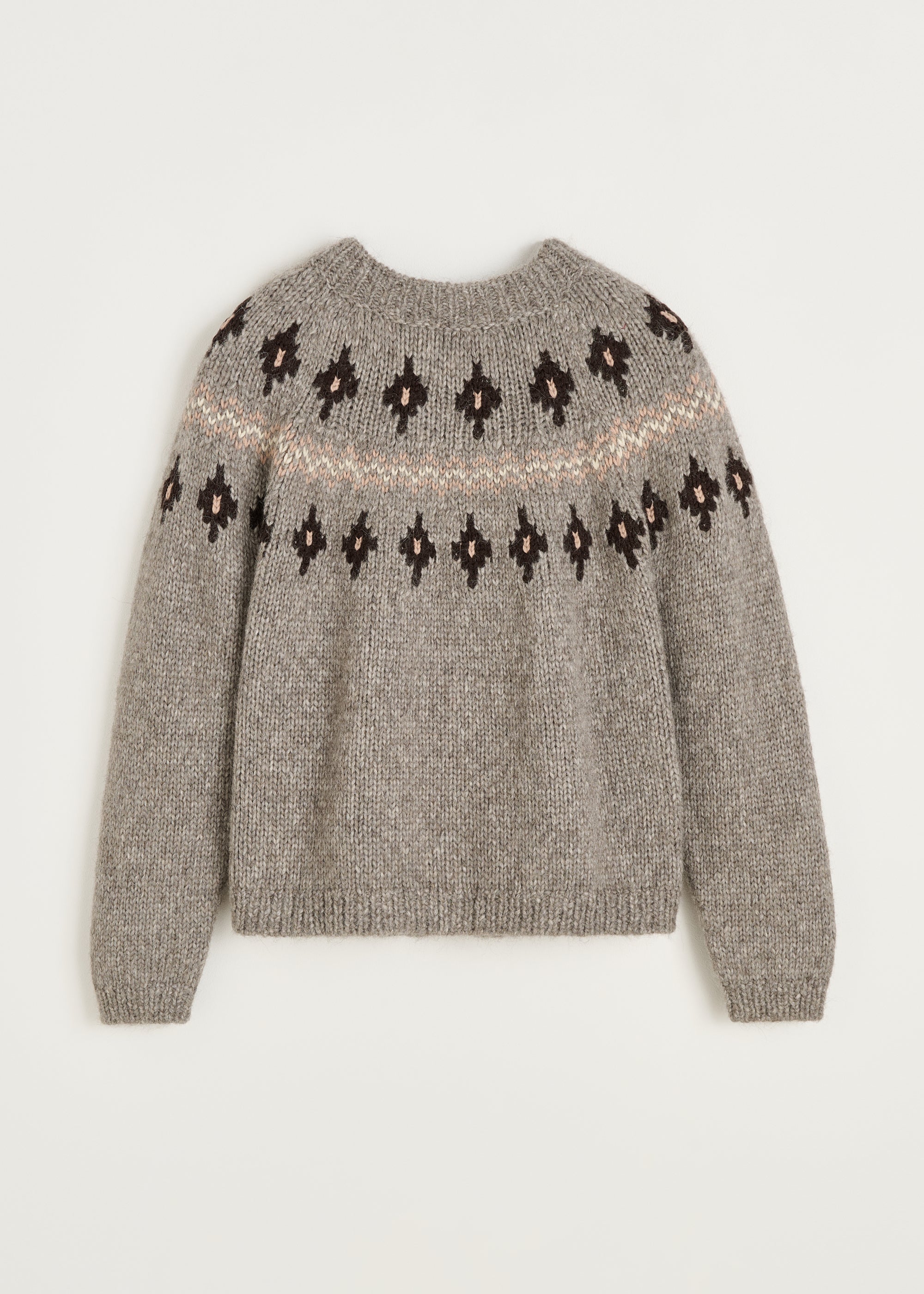 Wyn sweater – llama wool | Mix Pure Grey Sweater aiayu