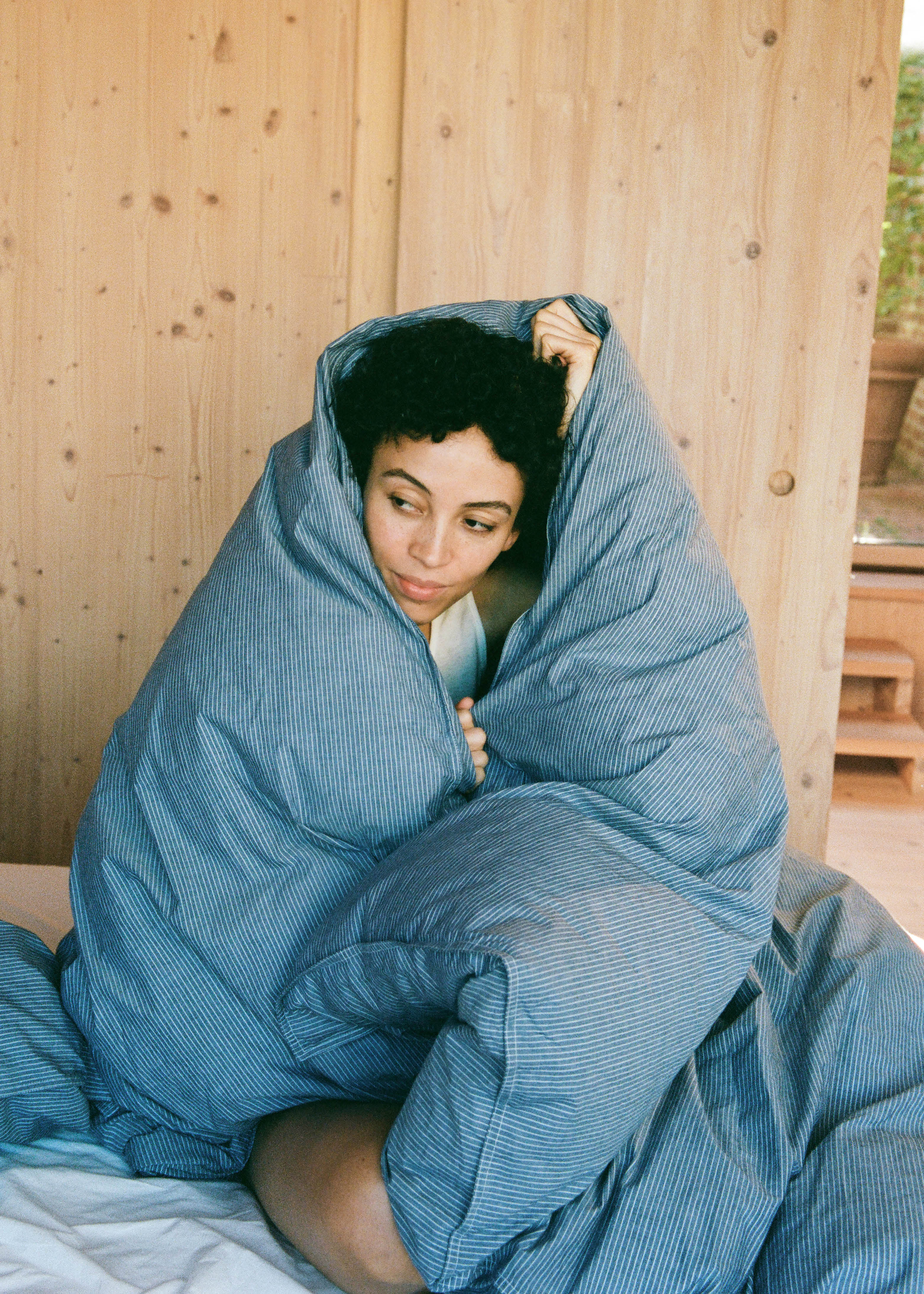 Duvet set and pillow case | Mix Blue Bedding aiayu