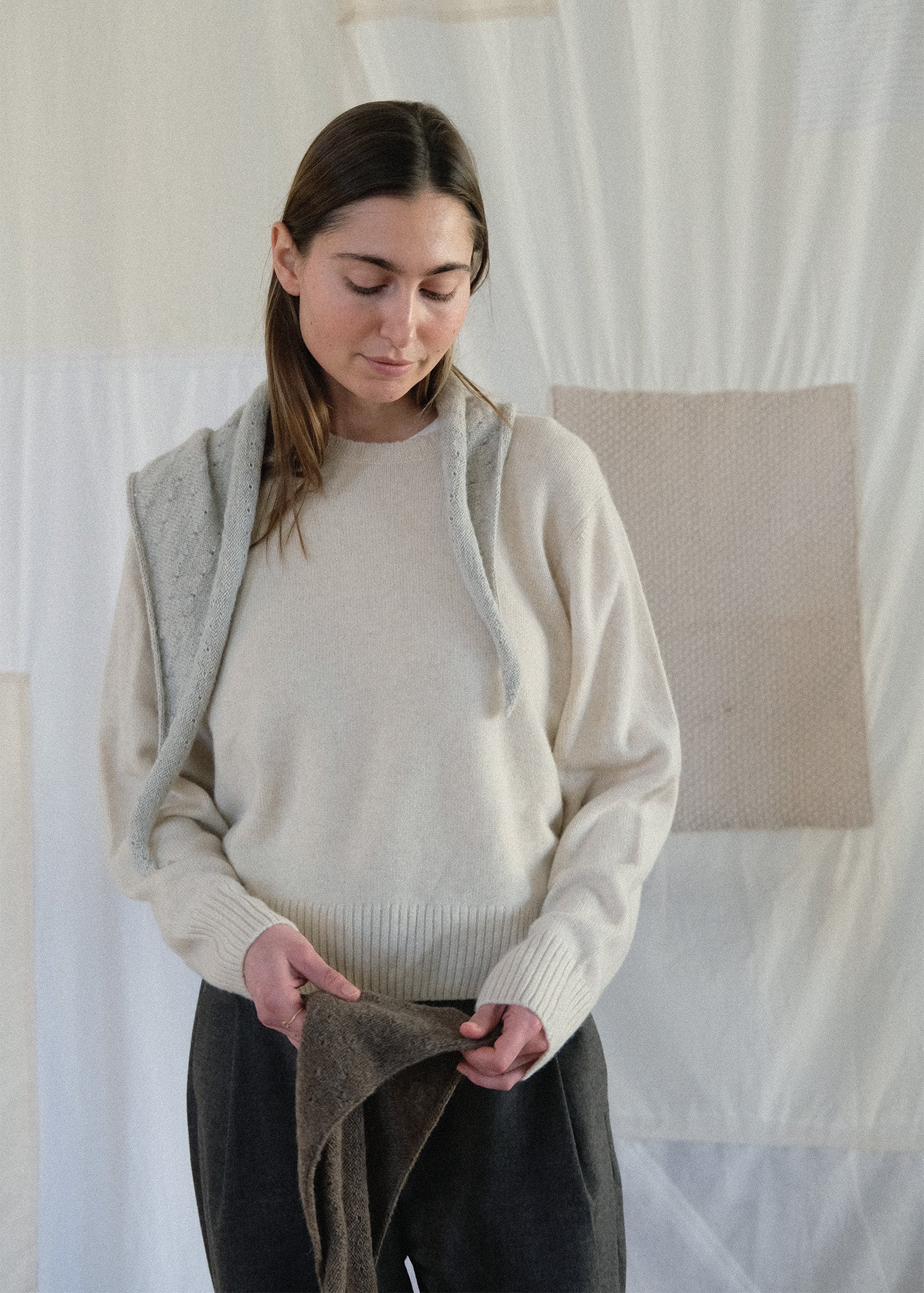 Dora scarf – knitting pattern | Multi Sample/The market aiayu