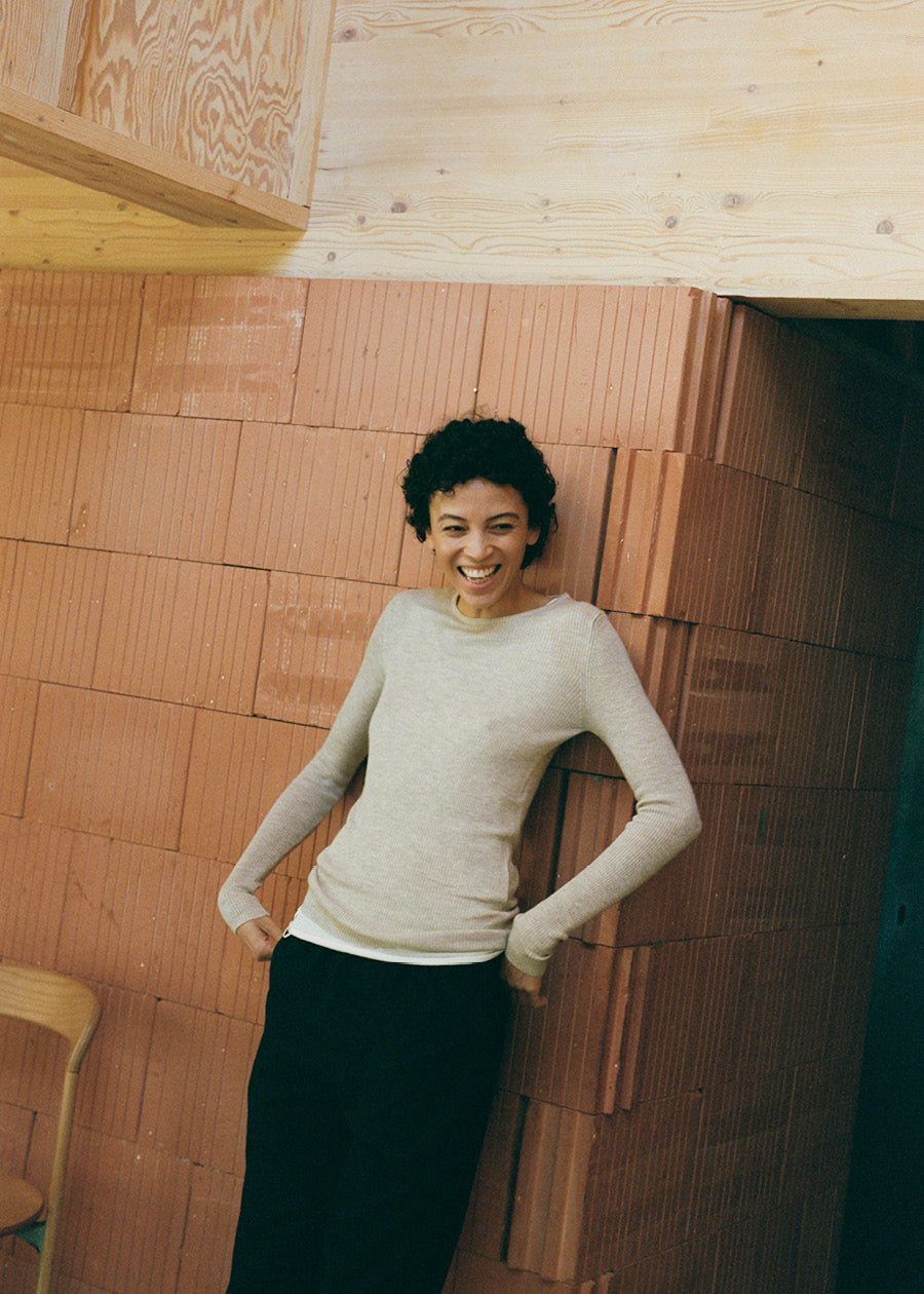 Madigan blouse – cashmere | Nature Blouse aiayu