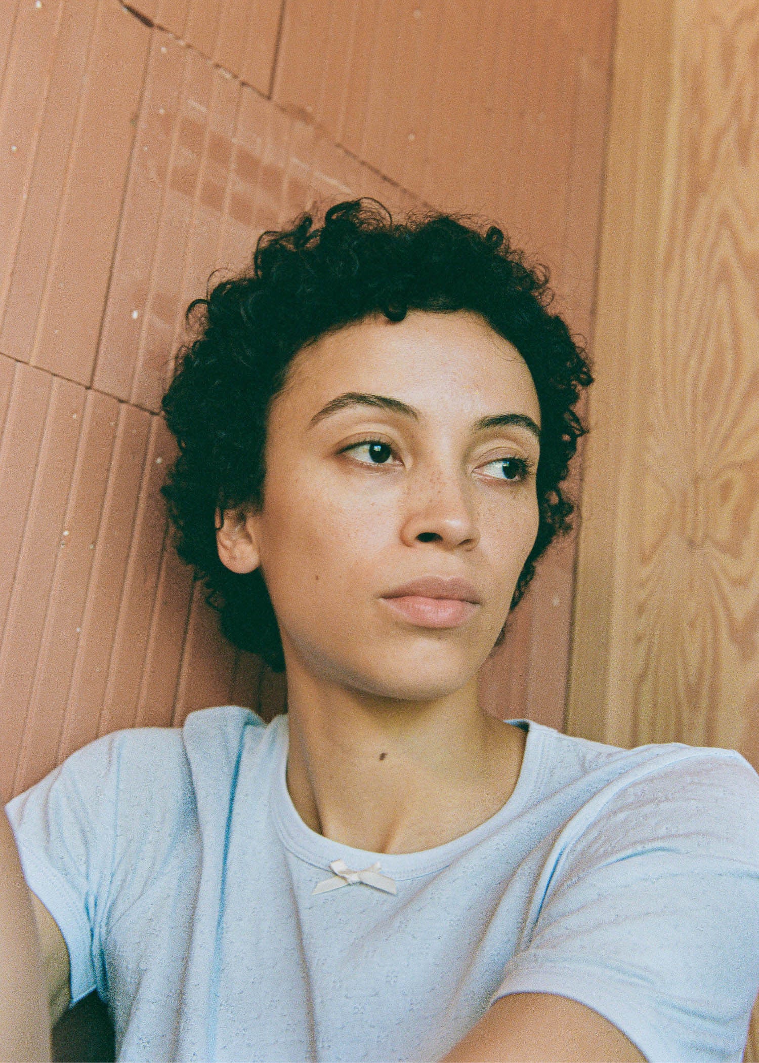 Messhu tee | Light Blue T-shirt aiayu