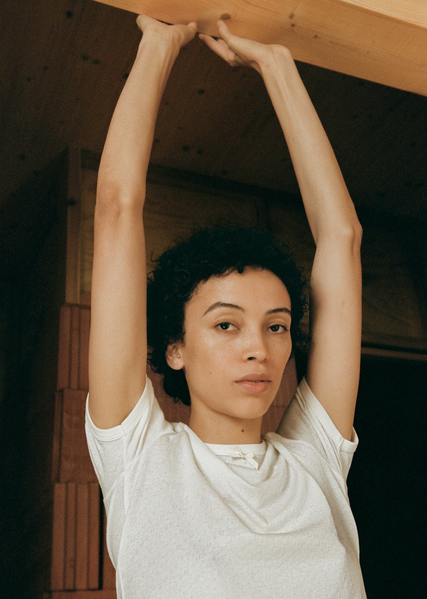 Messhu tee | Pure Ecru T-shirt aiayu