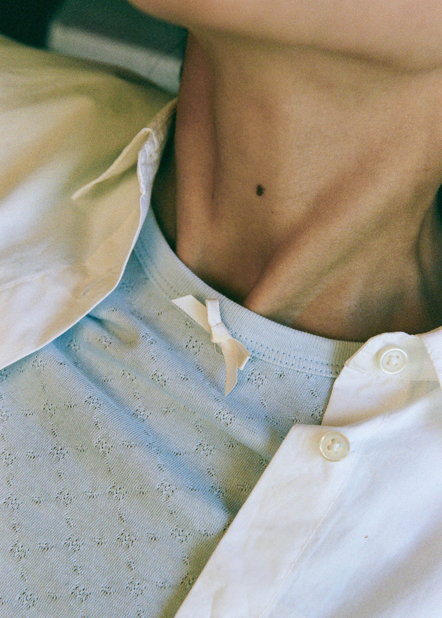 Messhu tee | Light Blue T-shirt aiayu