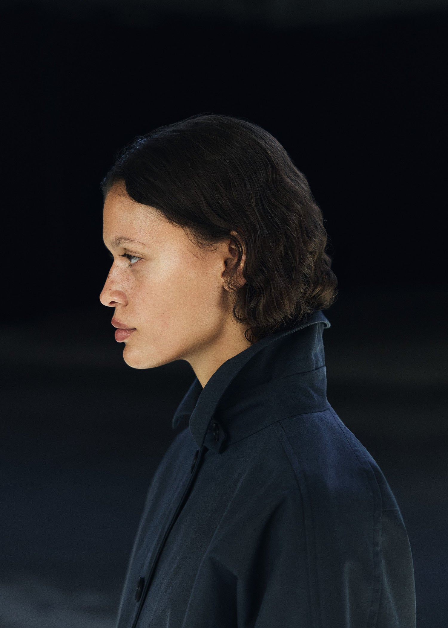 Moa jacket – oilskin | Navy Jacket aiayu