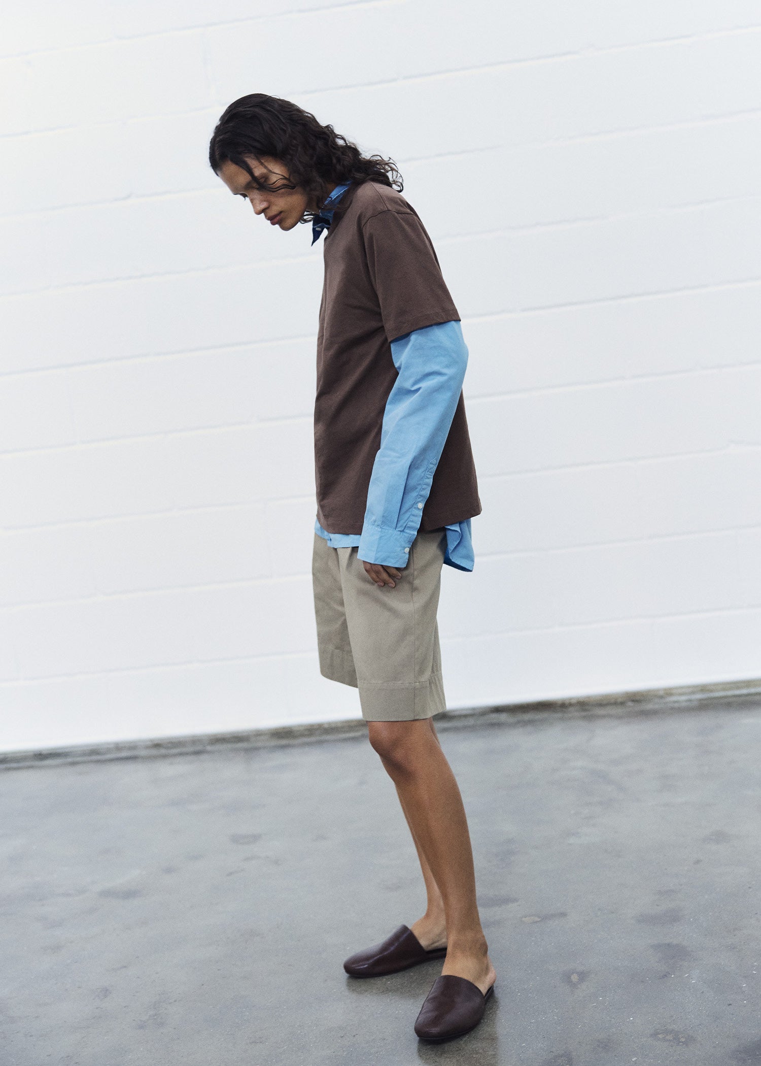 Classic circular tee | Coffee T-shirt aiayu