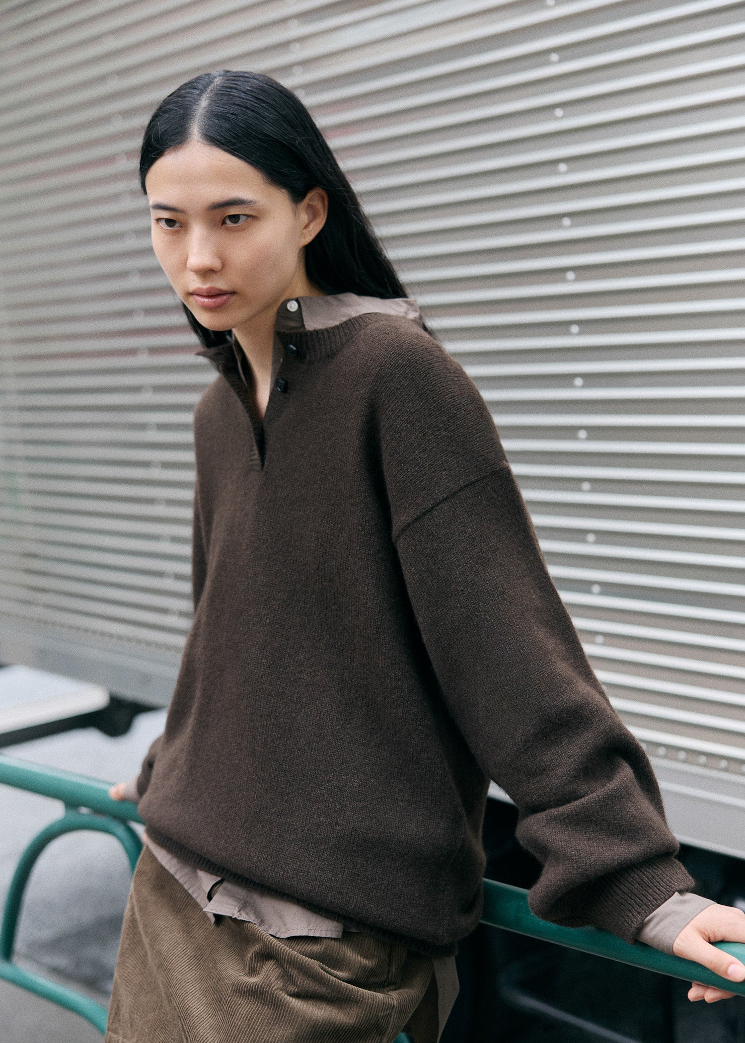 Franco sweater – pure yak | Pure Dark Brown Sweater aiayu