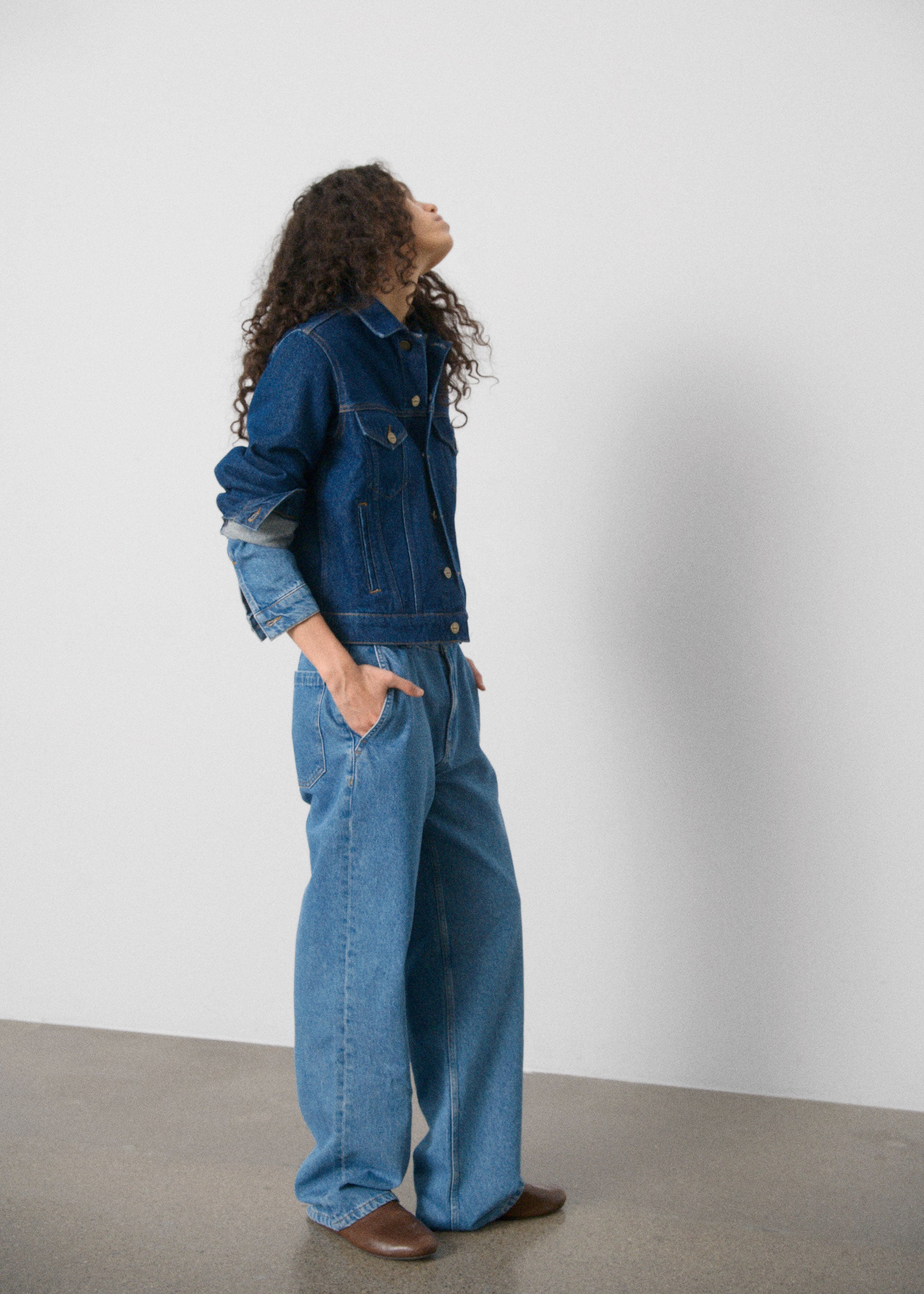 Cleo denim jacket | Mid blue