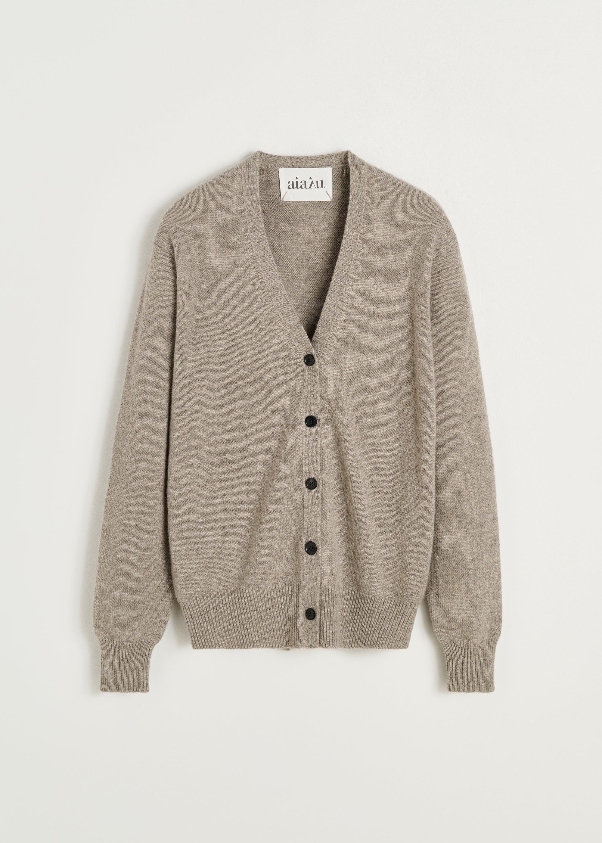 Alexa cardigan – yak | Pure Dark Brown
