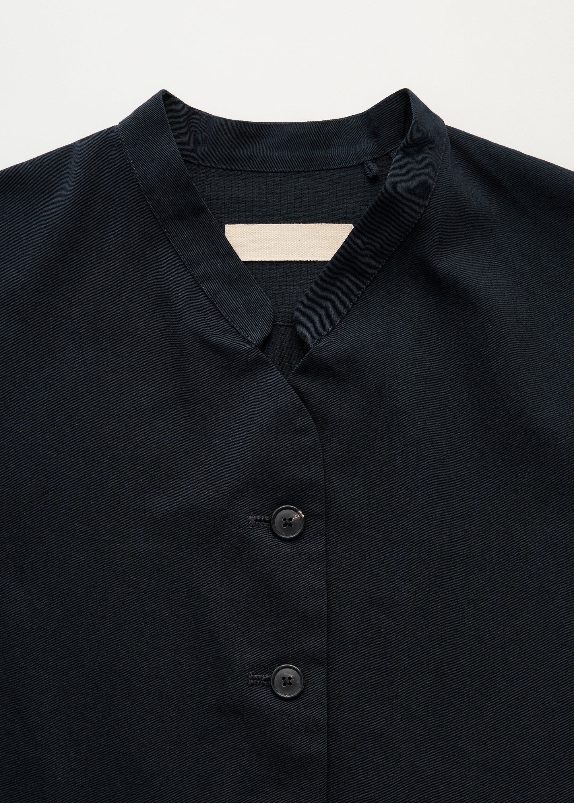Angela jacket twill | Black Navy Shirt Woven aiayu