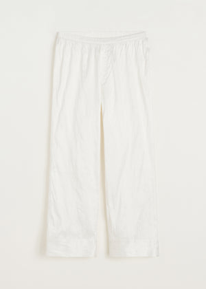 Ava pant – recycled silk | Pure Ecru Pants aiayu