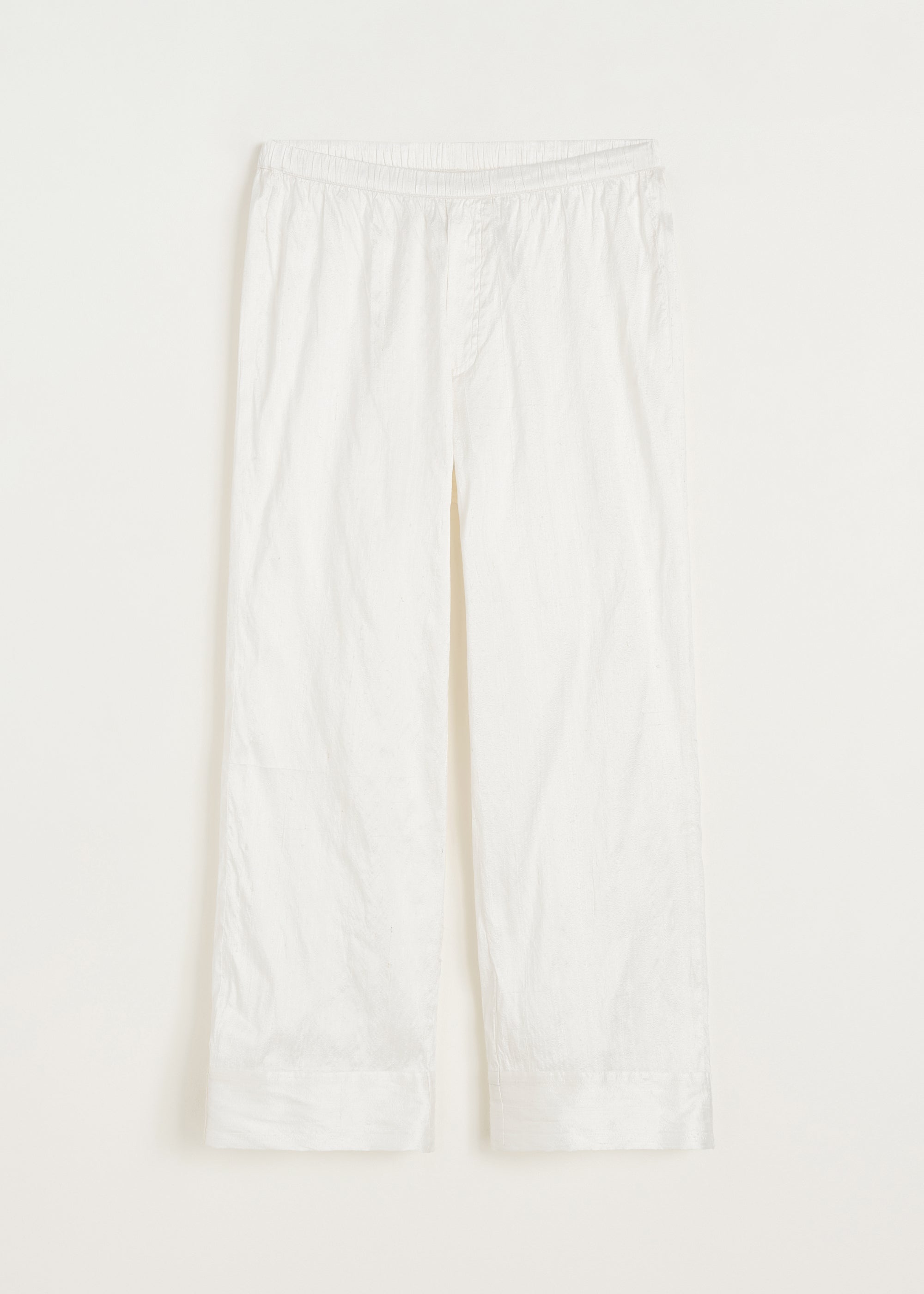 Ava pant – recycled silk | Pure Ecru Pants aiayu