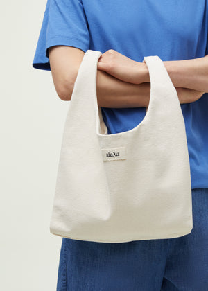 Bag canvas small | Pure Ecru