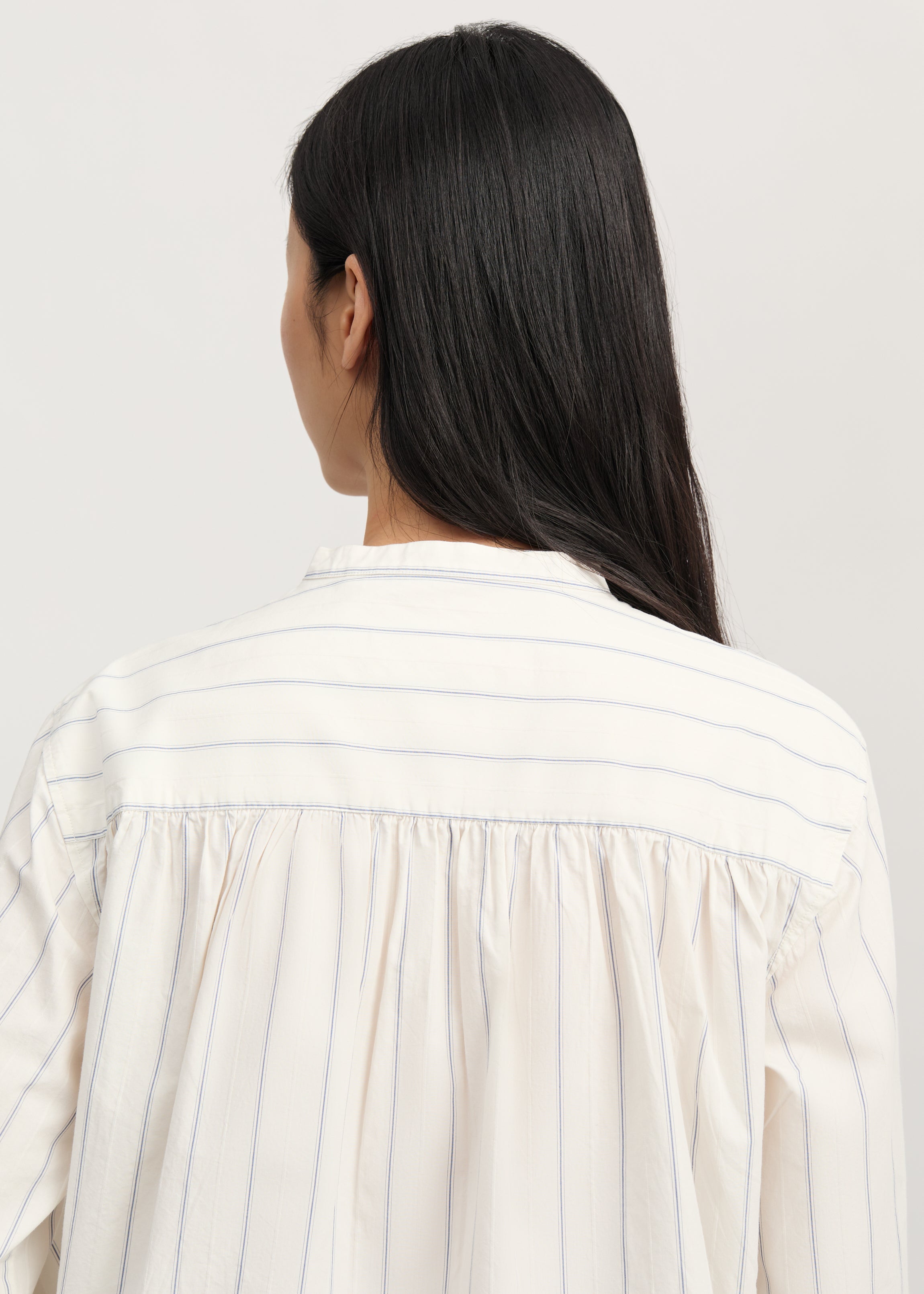 Bibbi shirt champetra | Mix French Blue Shirt Woven aiayu