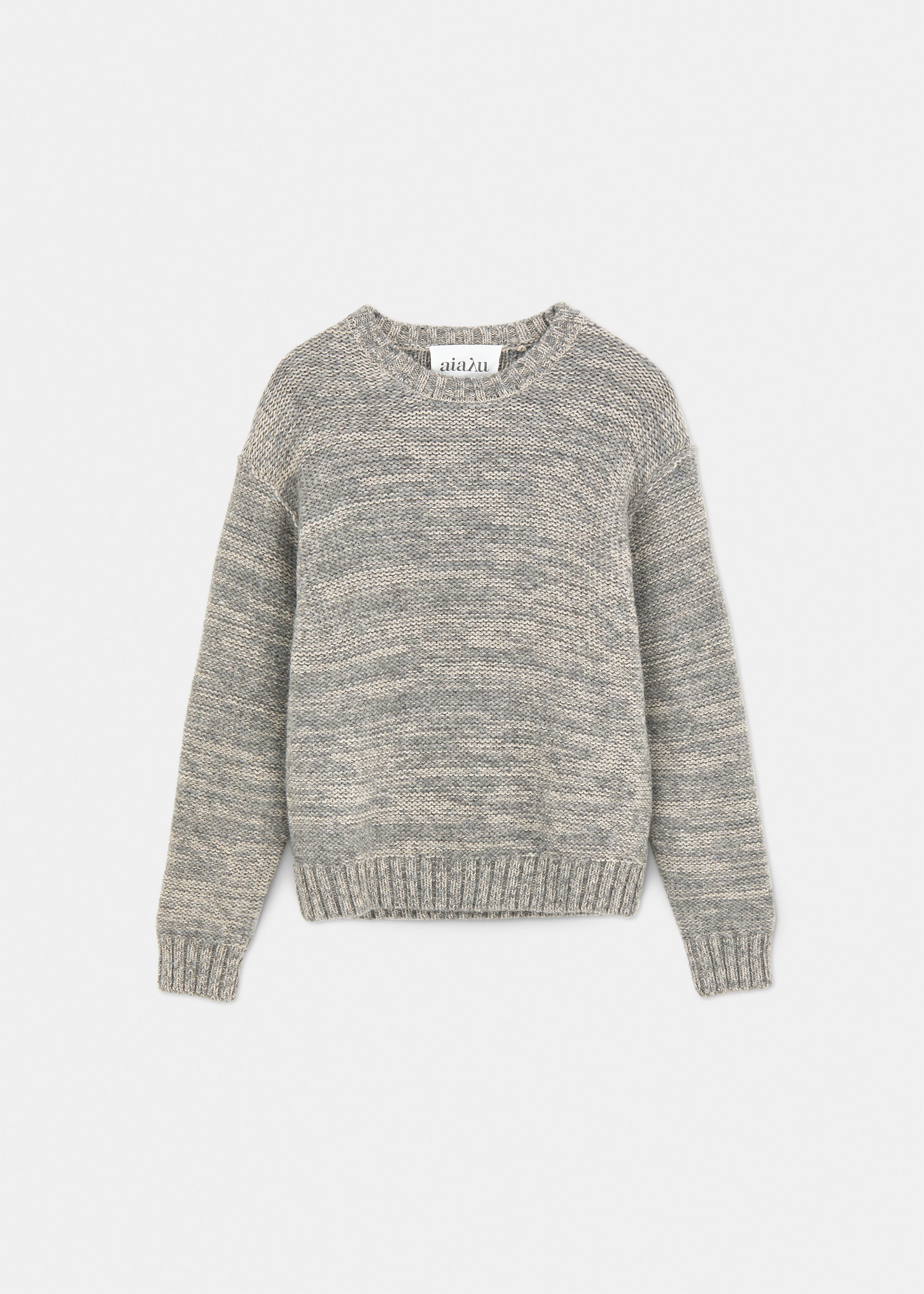 Blair llama wool sweater | Mix Grey