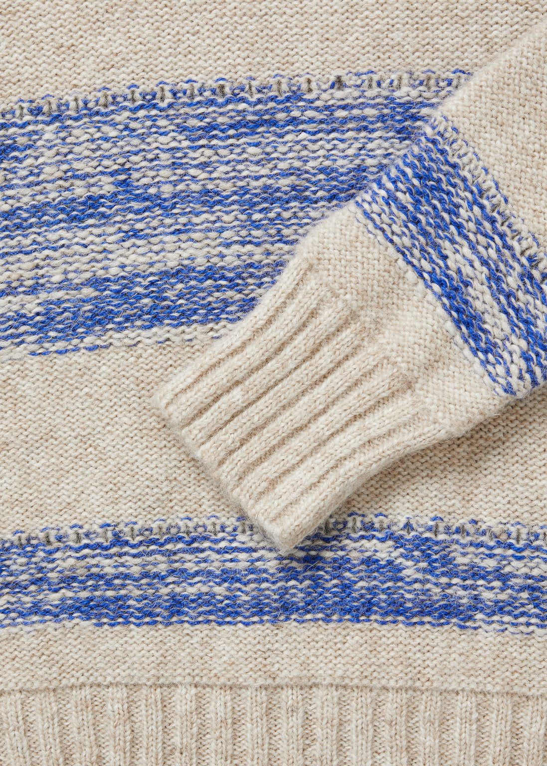 Brooke wool sweater | Mix Bright Blue