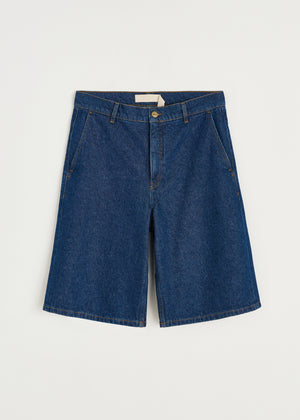 Carlo denim shorts | Mid Blue Shorts aiayu