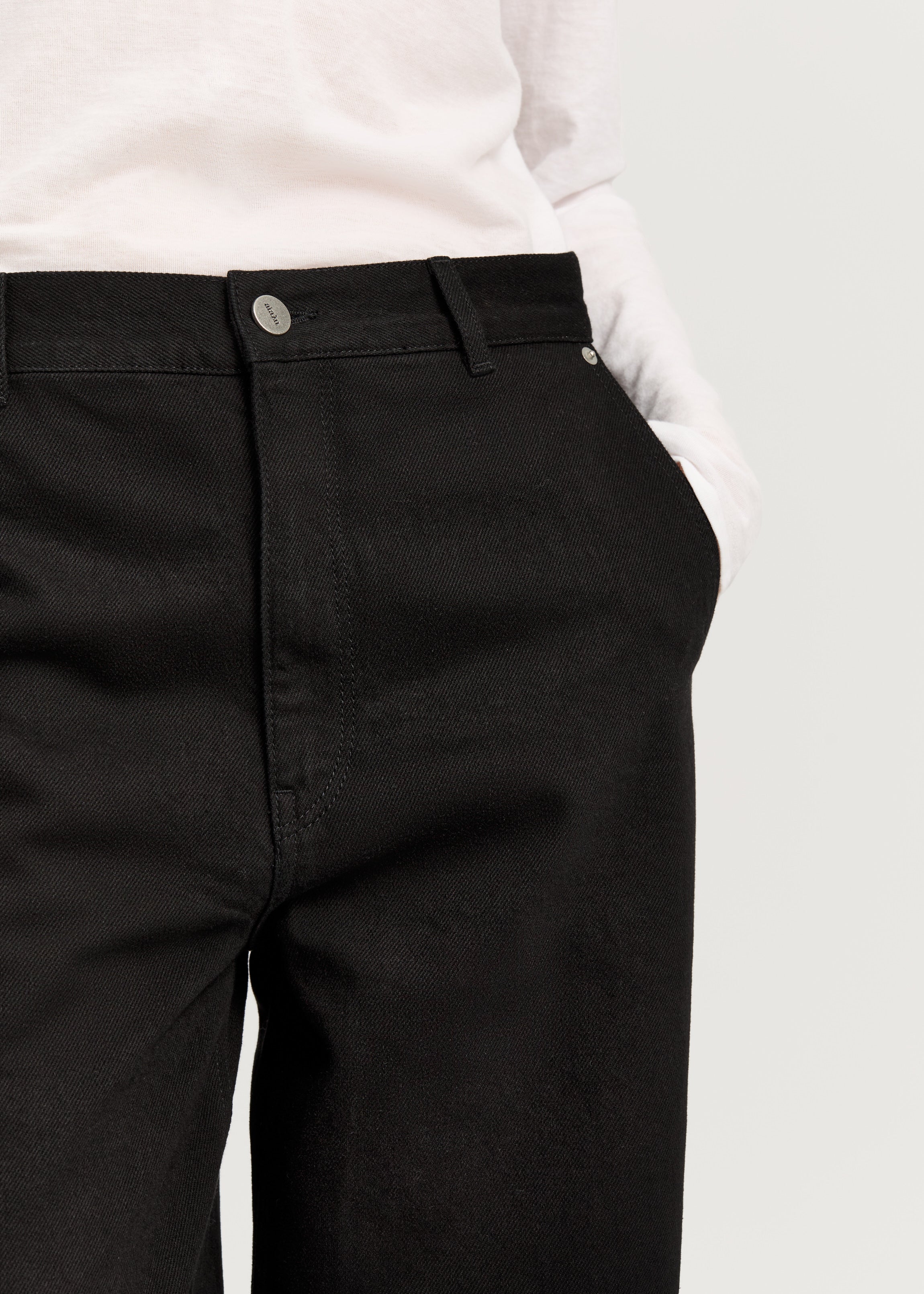 Carlo midwaist wide jeans | Black Tea Jeans aiayu