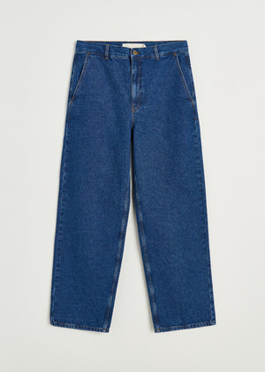 Carlo midwaist wide jeans | Mid Blue Jeans aiayu