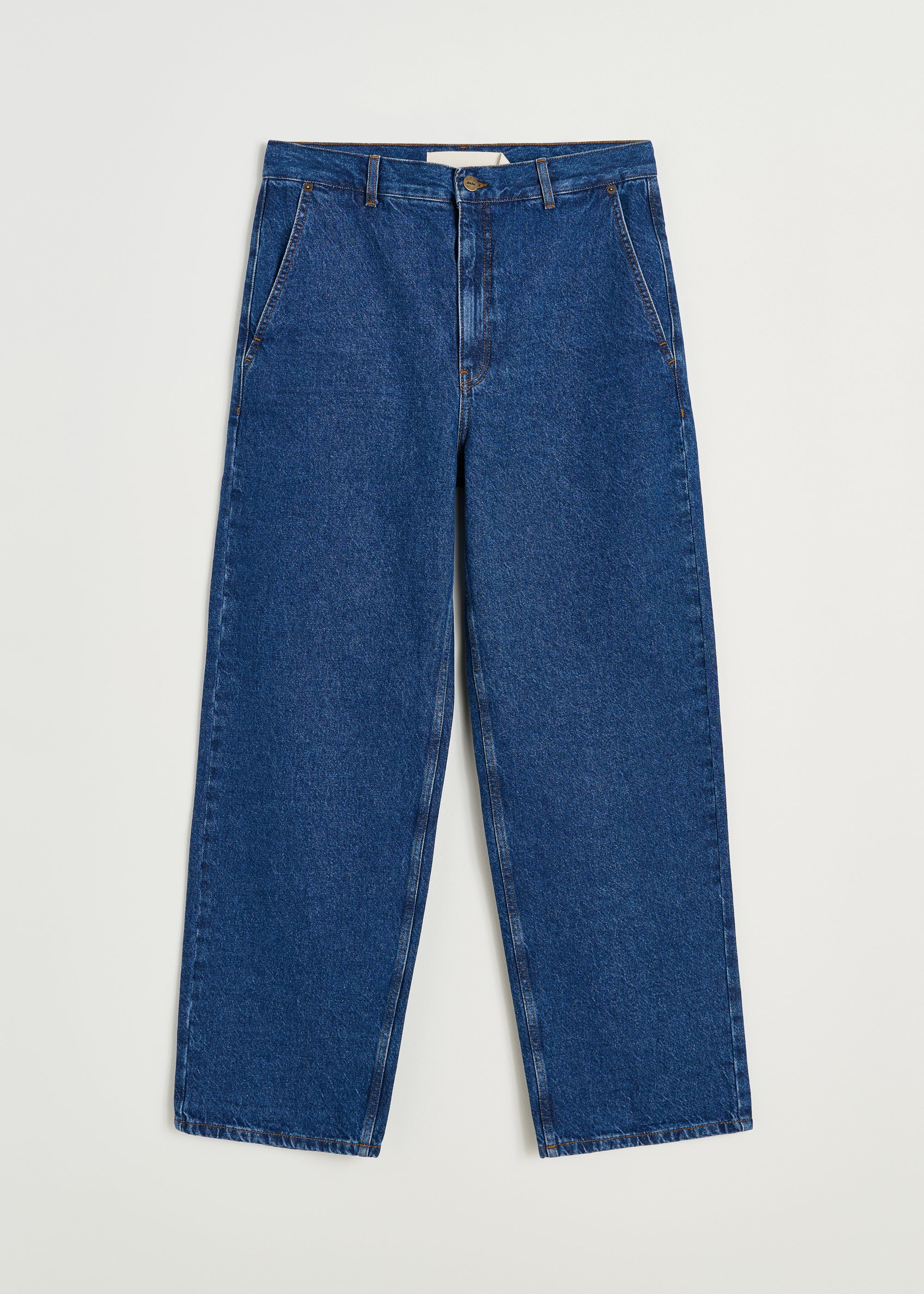 Carlo midwaist wide jeans | Mid Blue Jeans aiayu