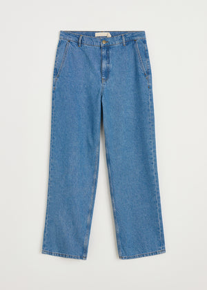 Carlo midwaist wide jeans | Clear Blue Jeans aiayu
