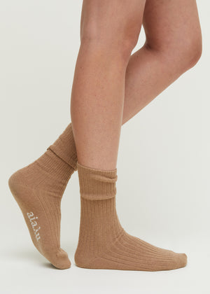 Cashmere rib socks | Baguette
