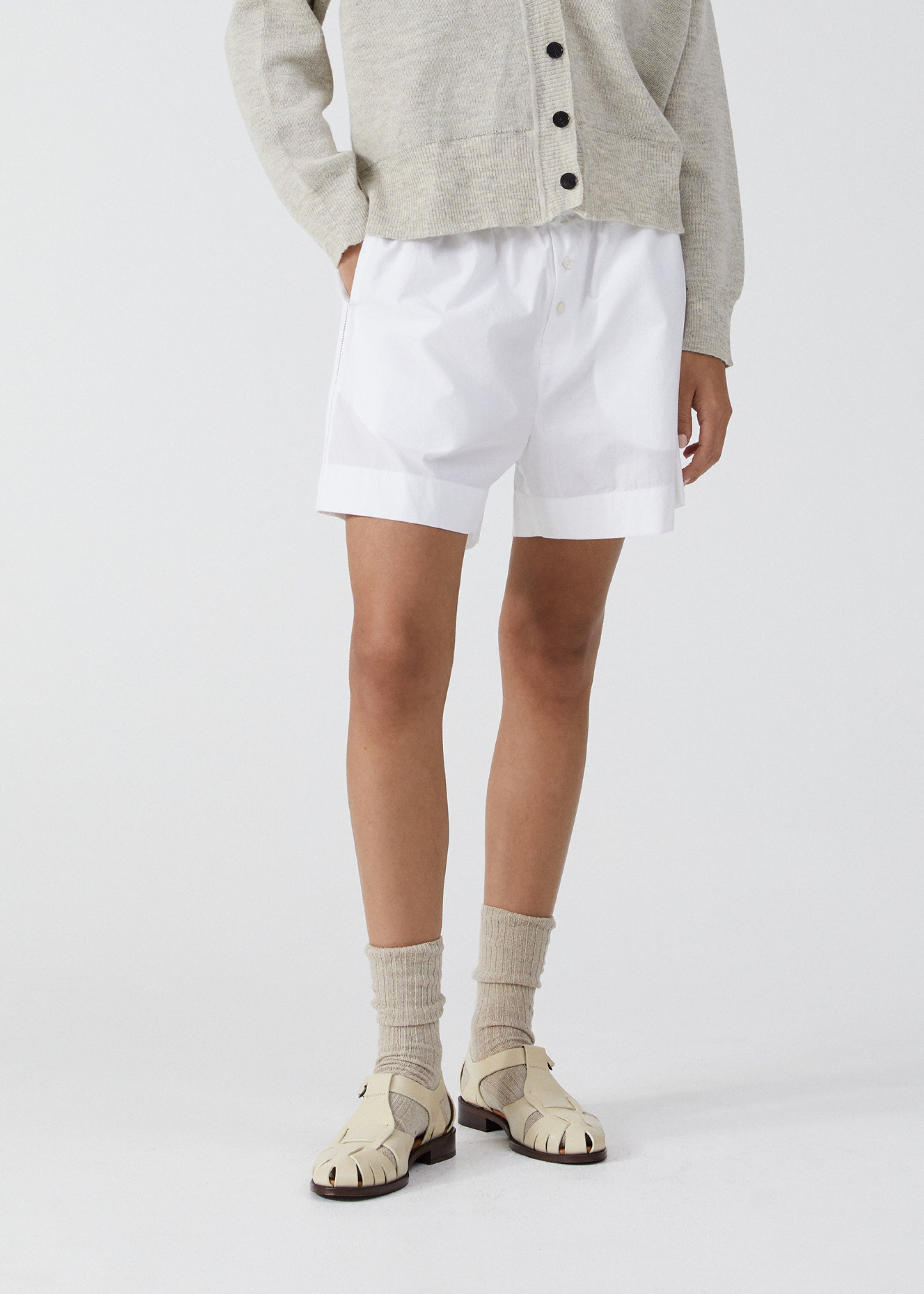 Casual shorts | White